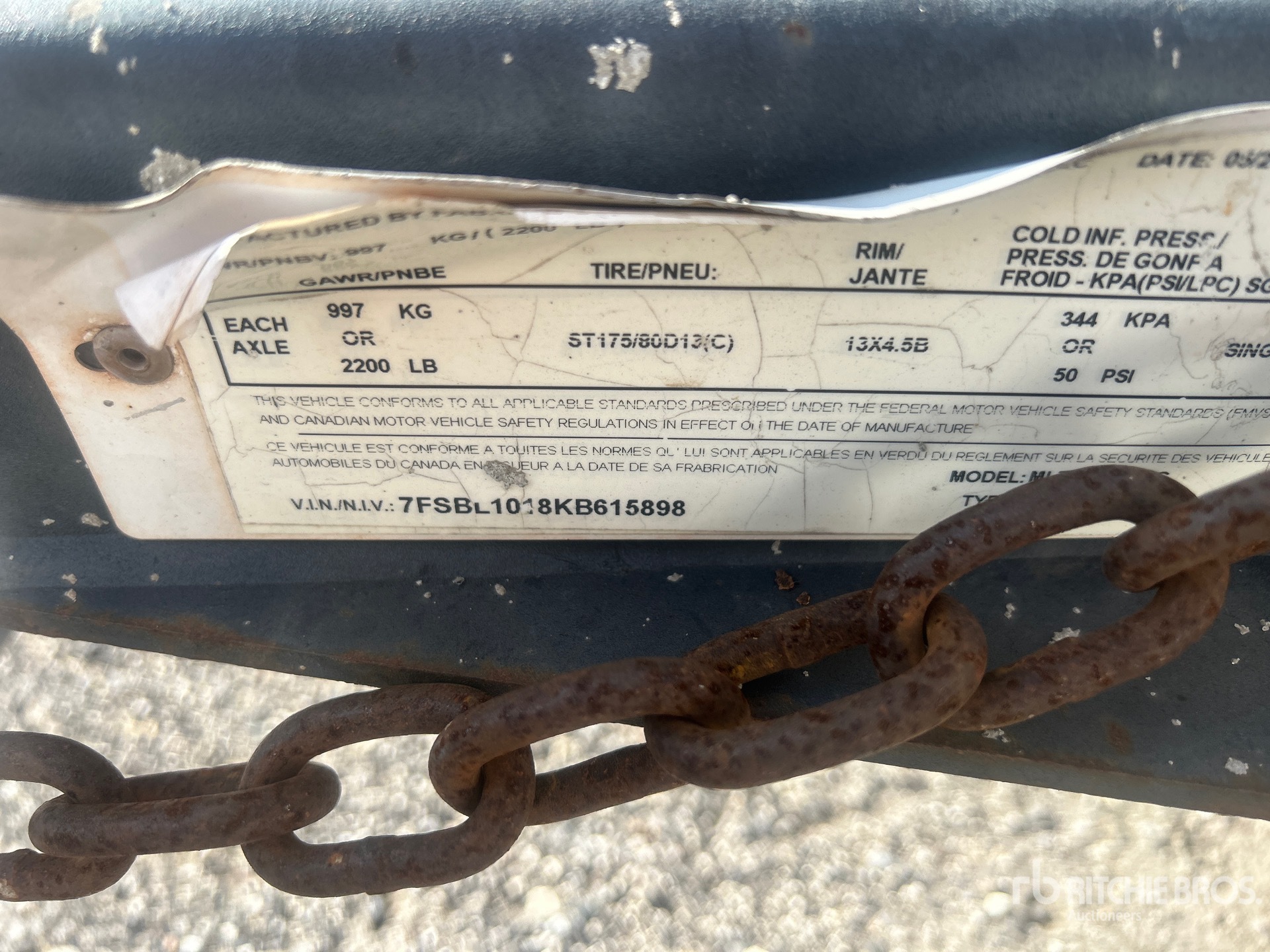 General Appearance with Numéro de série/Numéro d'identification du véhicule automobile