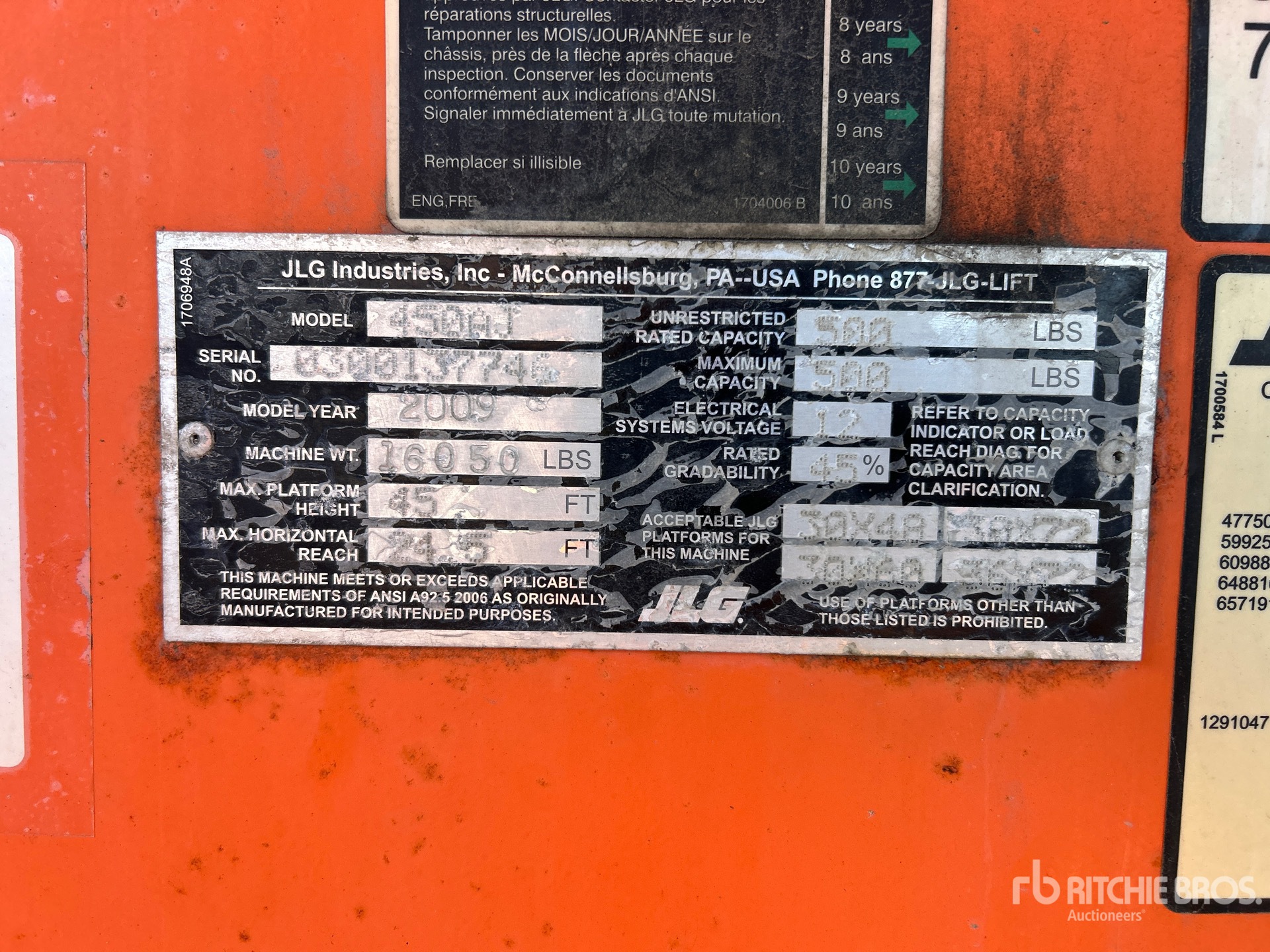 General Appearance with Numer seryjny/numer identyfikacyjny pojazdu