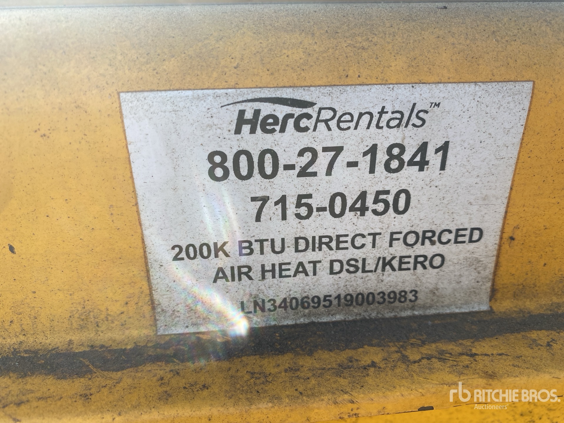 General Appearance with Seriennummer / FIN