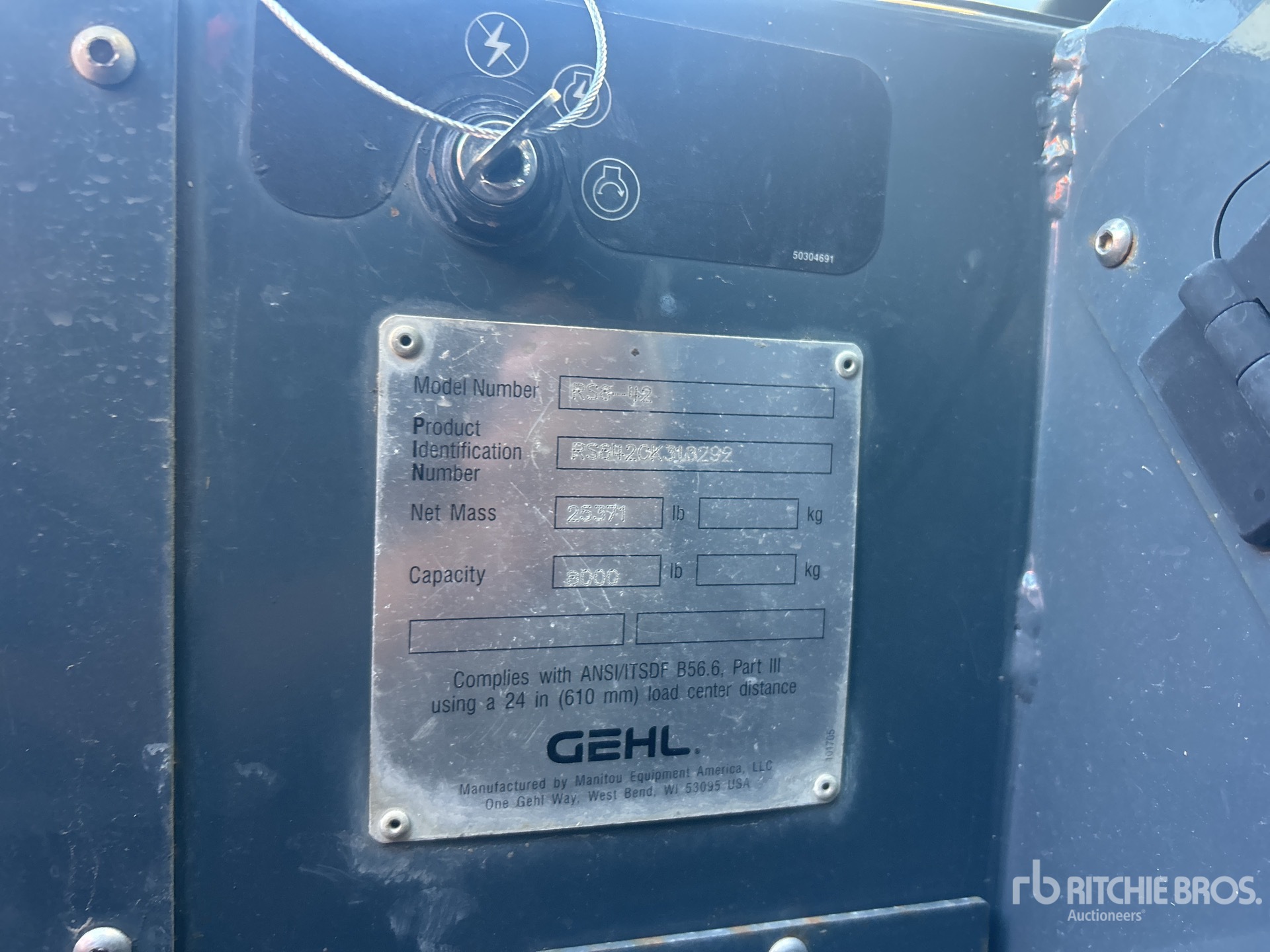 General Appearance with N.º de serie/VIN