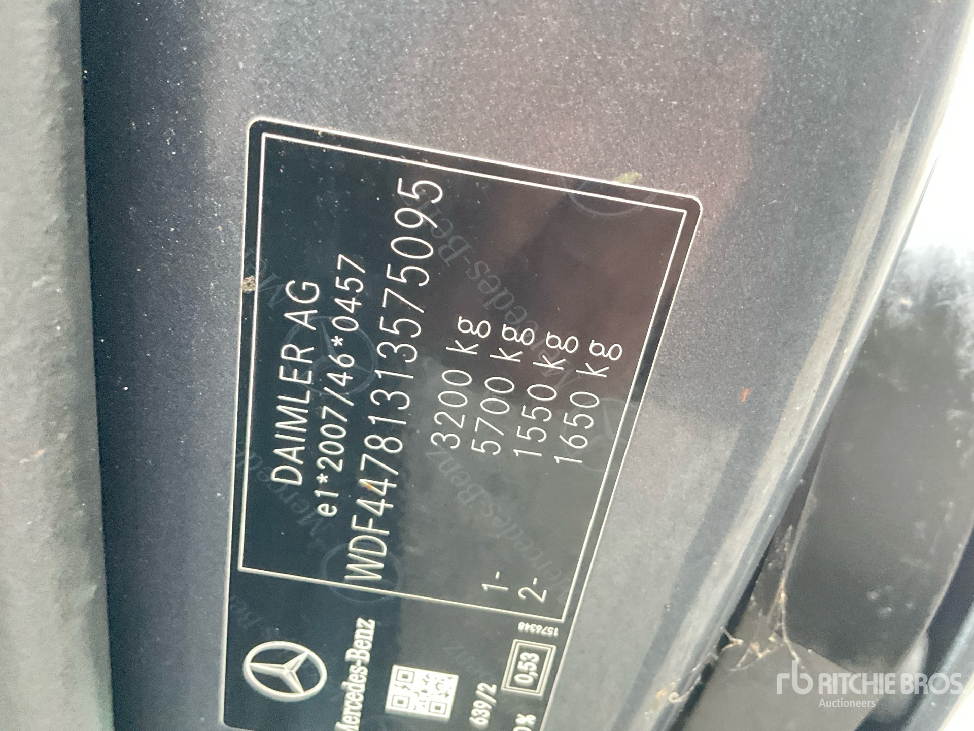 General Appearance with N.º de serie/VIN