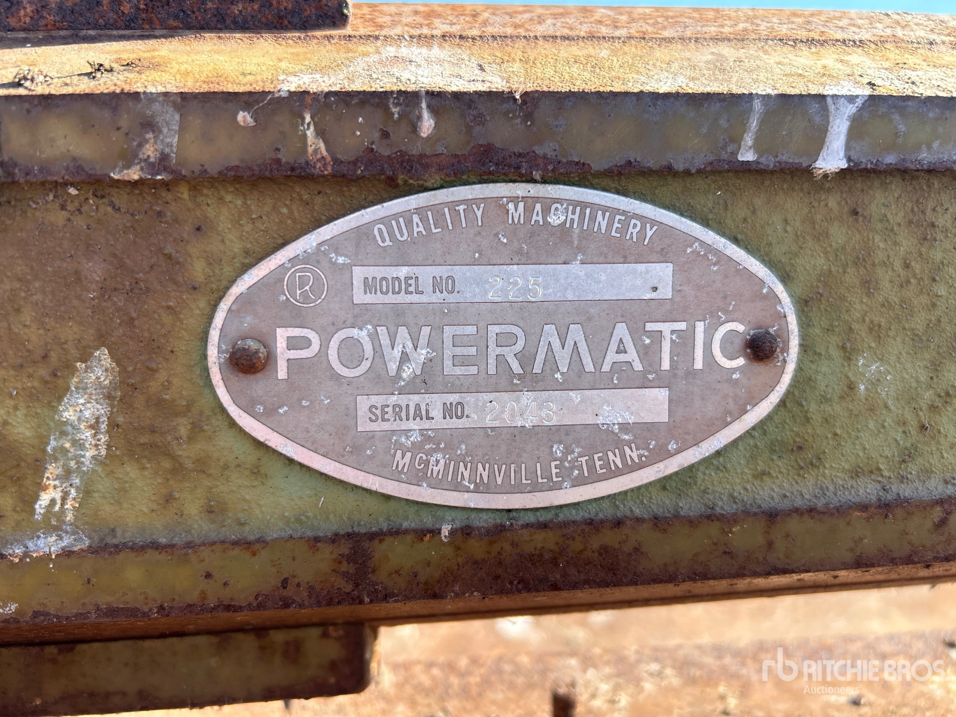 General Appearance with N.º de serie/VIN