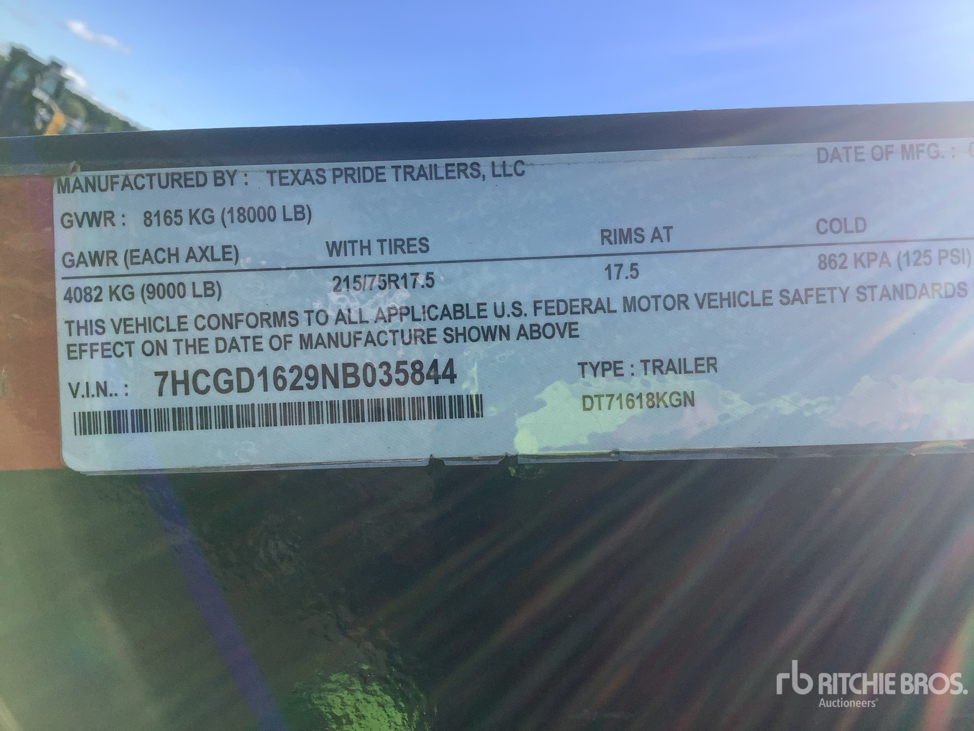 General Appearance with Seriennummer / FIN