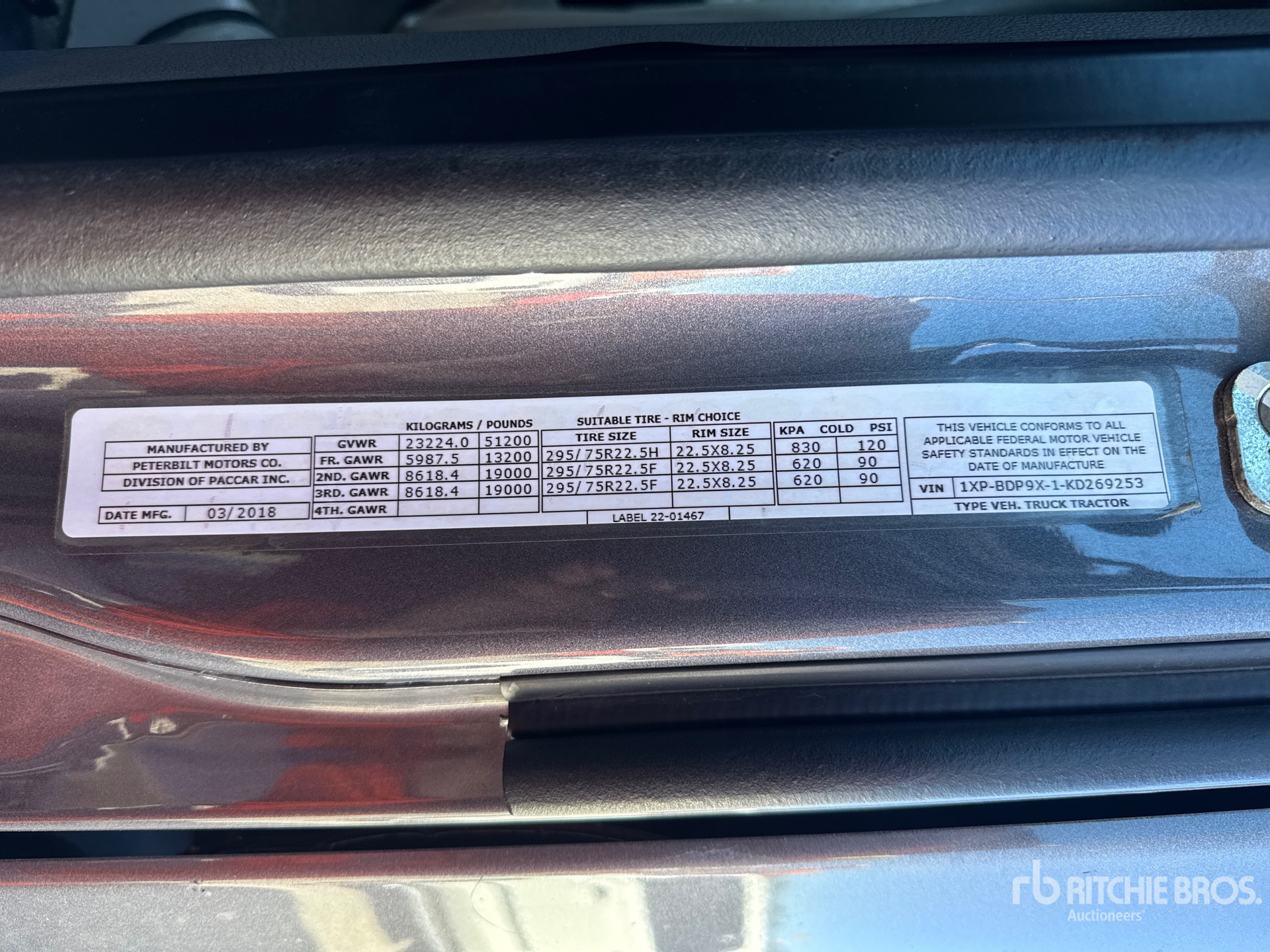 General Appearance with Numer seryjny/numer identyfikacyjny pojazdu