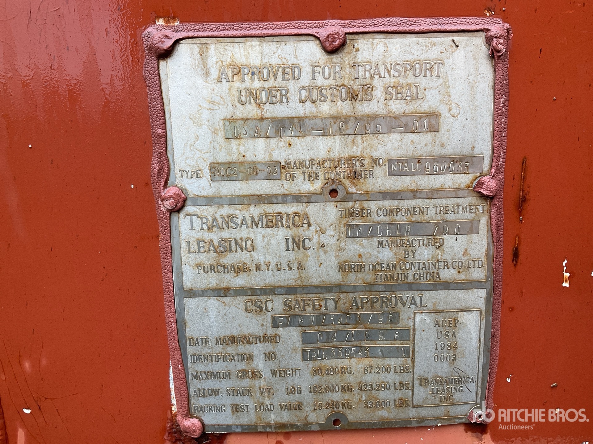 General Appearance with Numero seriale/numero d’identificazione del veicolo (VIN)