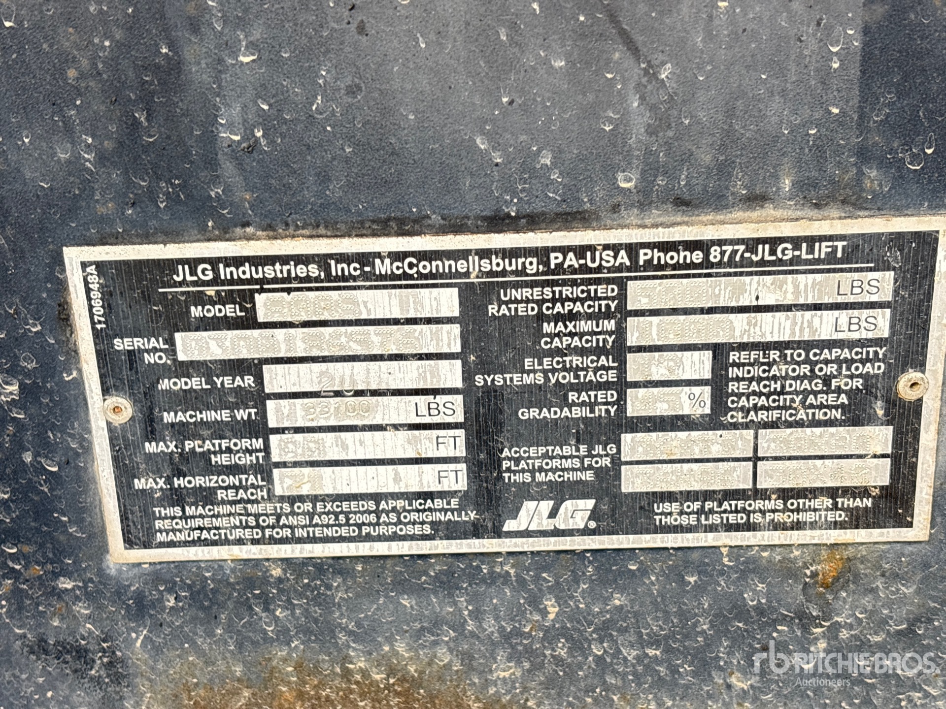 General Appearance with Numero seriale/numero d’identificazione del veicolo (VIN)