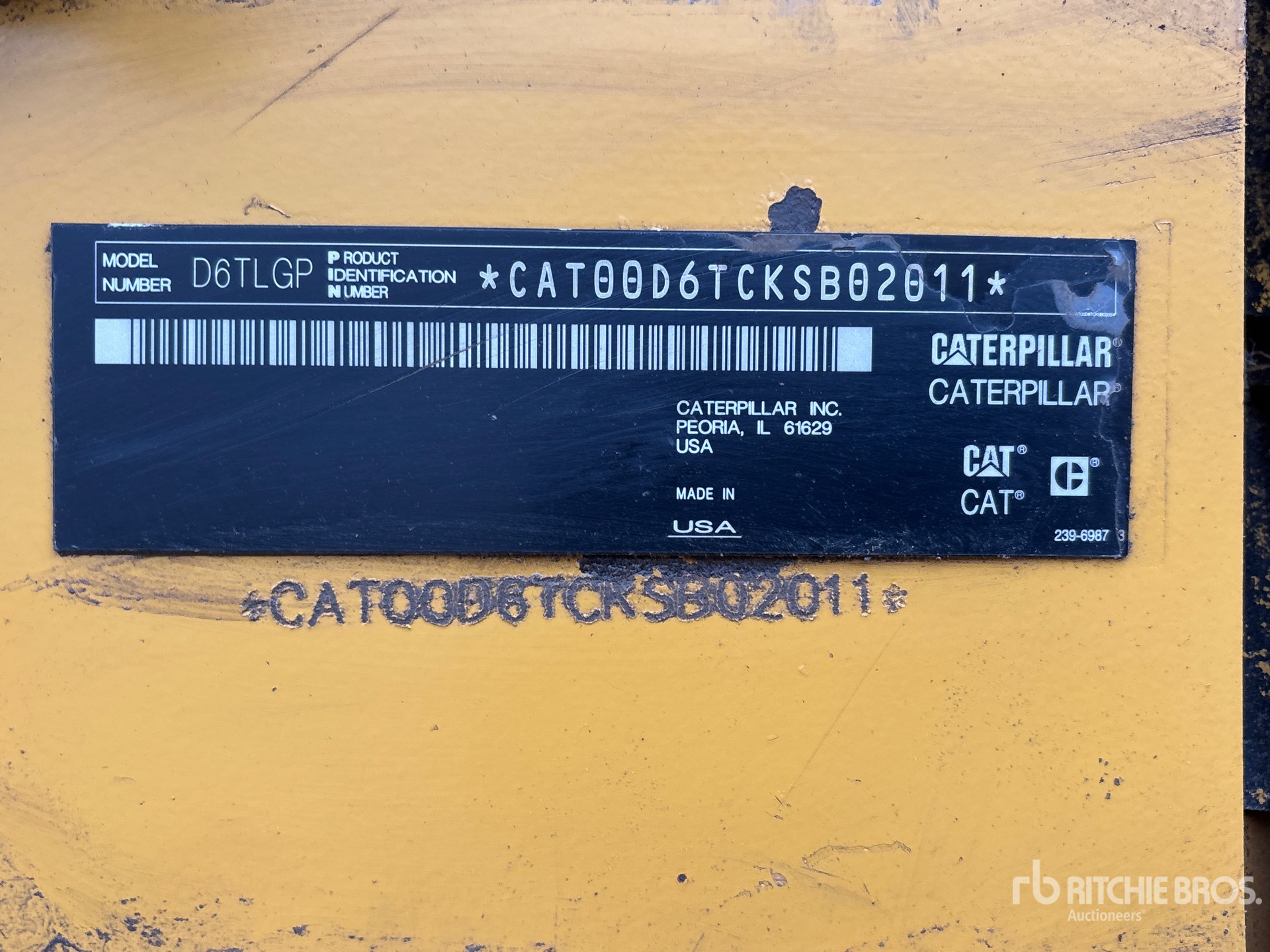 General Appearance with N.º de serie/VIN