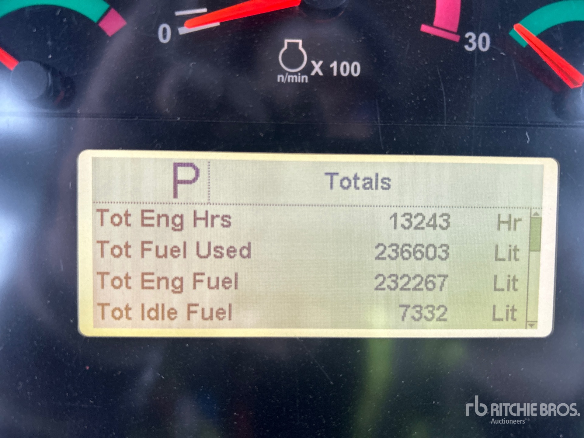 General Appearance with Hour Meter / Odometer