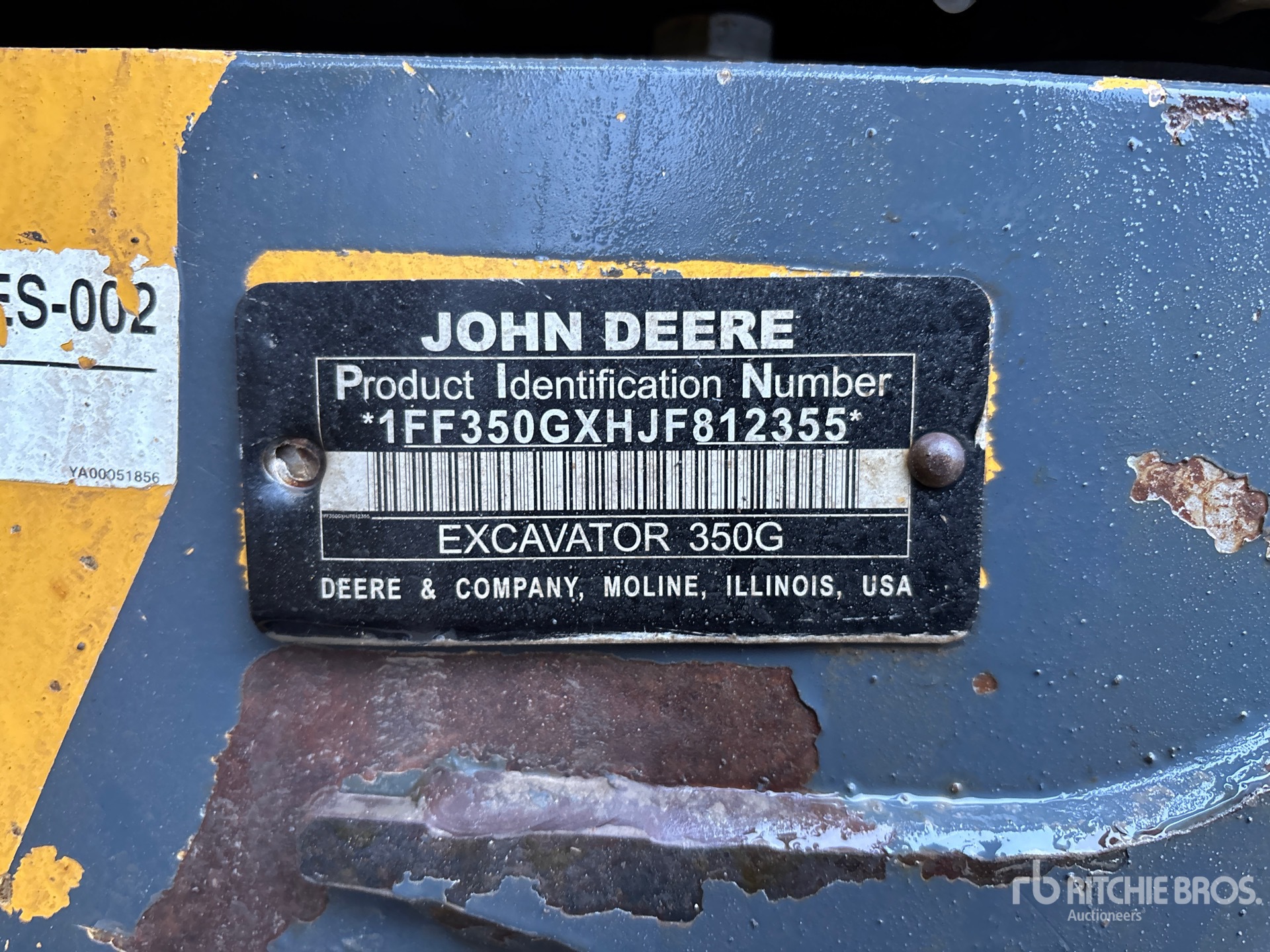 General Appearance with N.º de serie/VIN