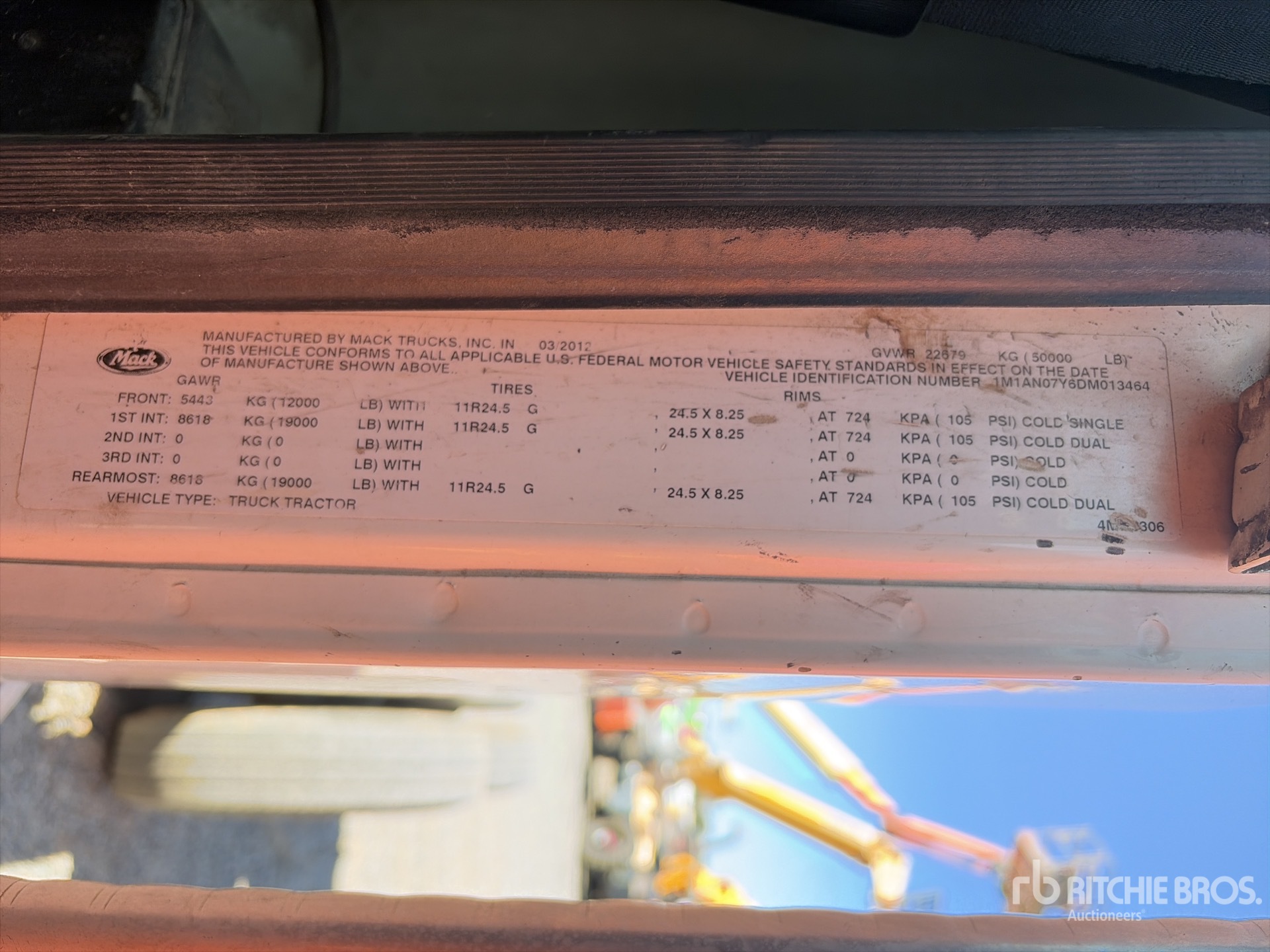 General Appearance with Numer seryjny/numer identyfikacyjny pojazdu