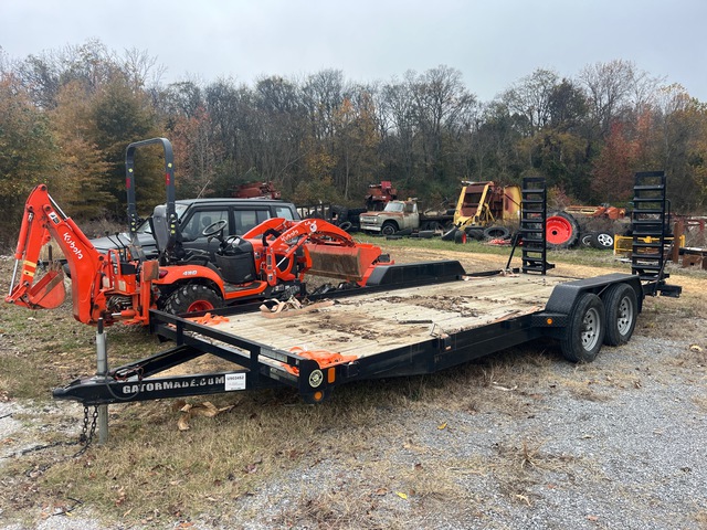 2022 Gatormade 20 ft T/A Equipment Trailer