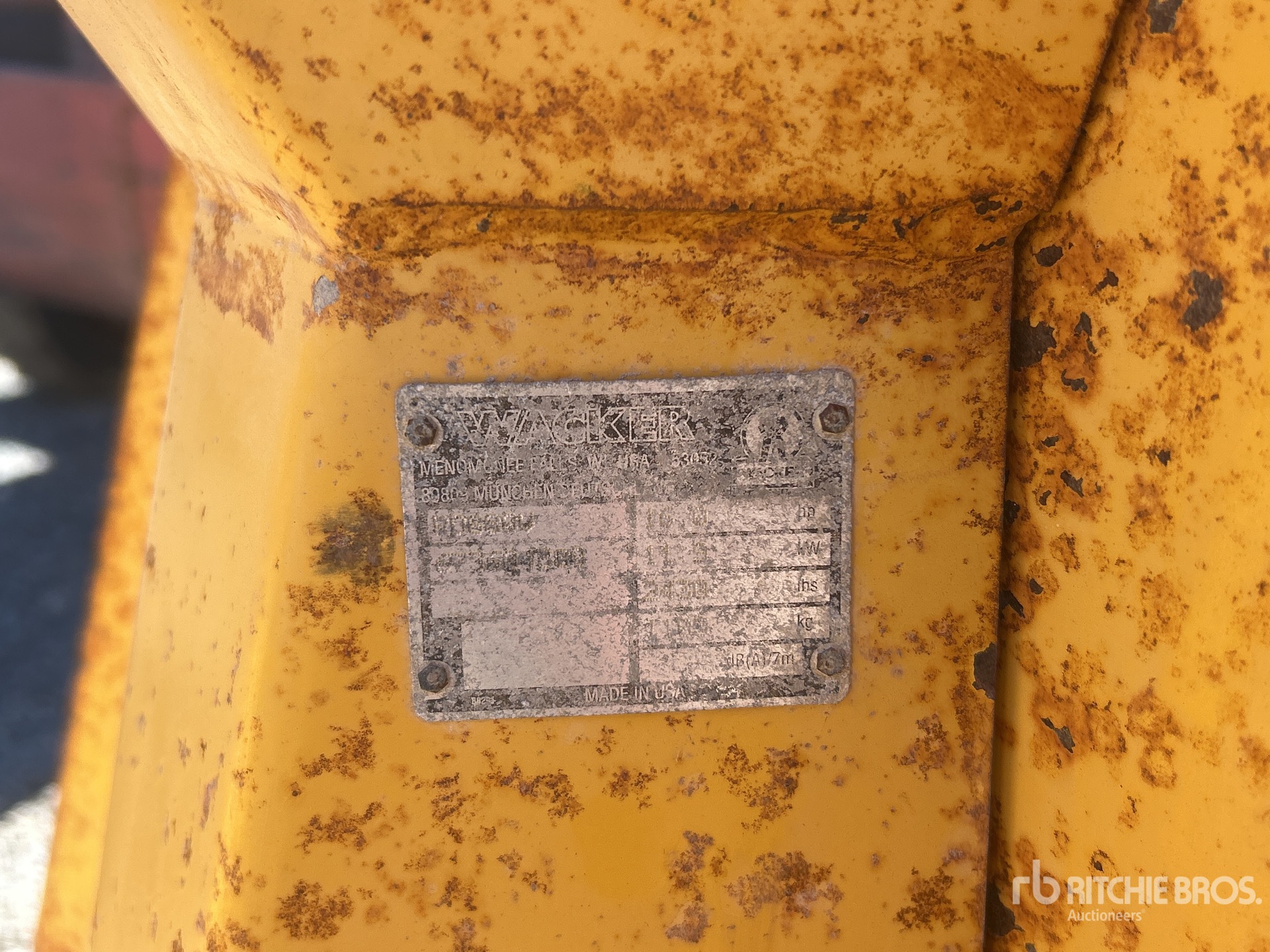 General Appearance with N.º de serie/VIN