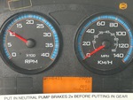 General Appearance with Hour Meter / Odometer