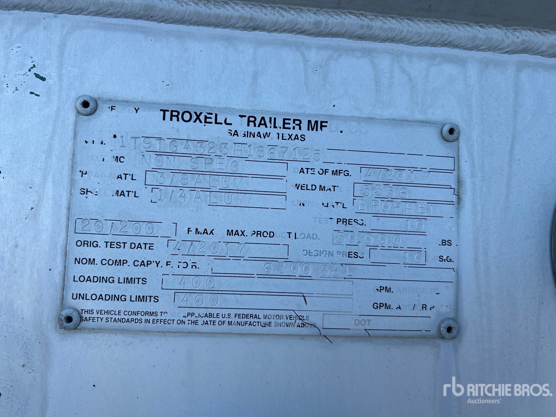 General Appearance with Numer seryjny/numer identyfikacyjny pojazdu