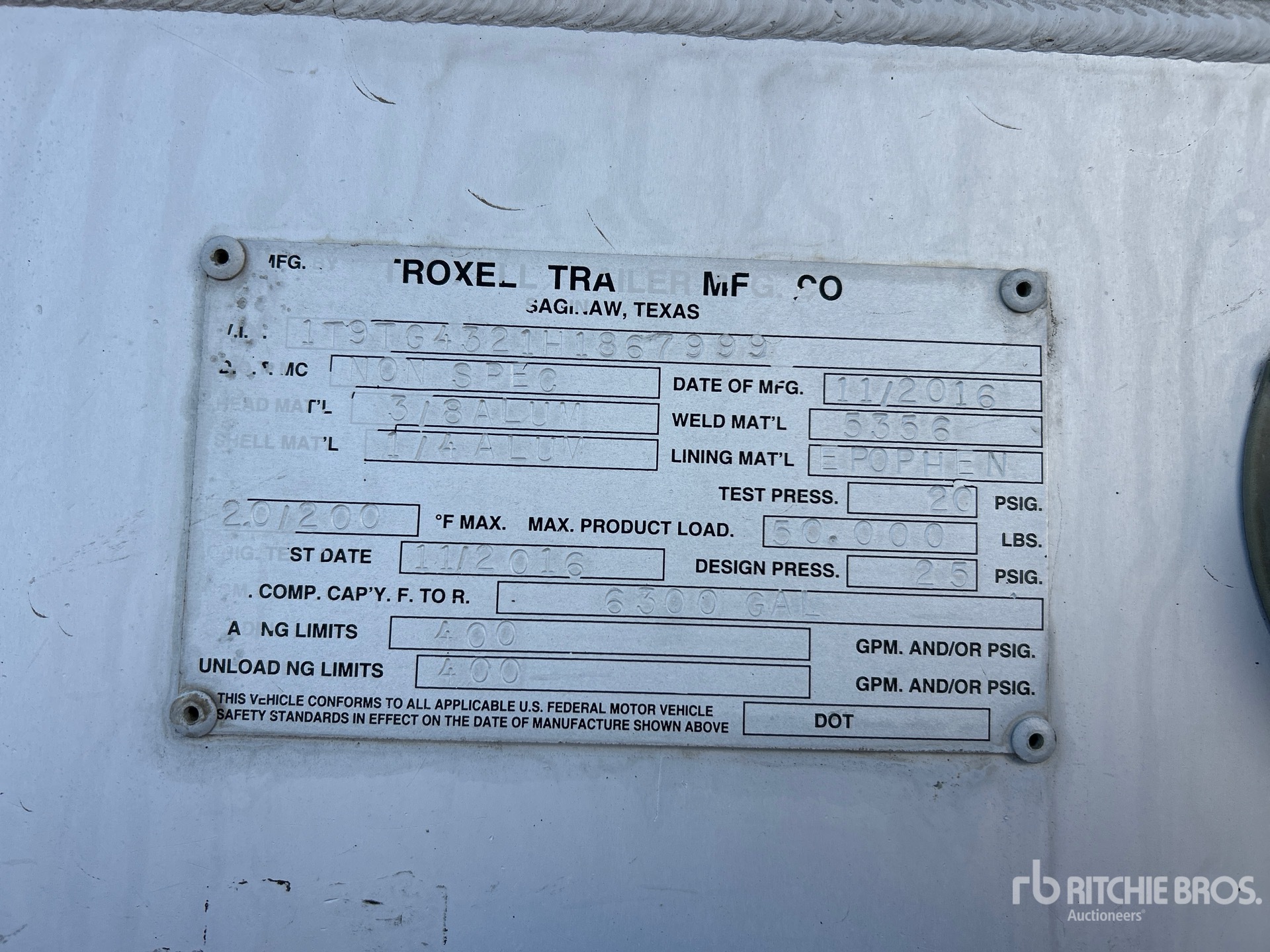 General Appearance with Numer seryjny/numer identyfikacyjny pojazdu