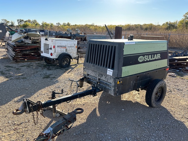 2017 Sullair 185D DPQ KU4F 185 cfm Mobile Air Compressor 2017 Sullair 185D DPQ KU4F 185 cfm Mobile Air Compressor