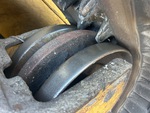 Rubber Track Undercarriage with Rear idler wear