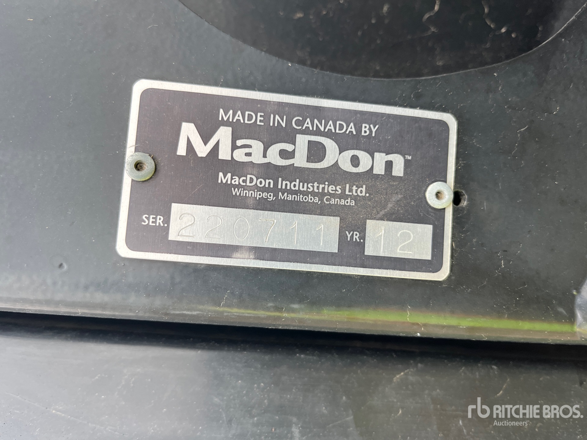 General Appearance with Numero seriale/numero d’identificazione del veicolo (VIN)