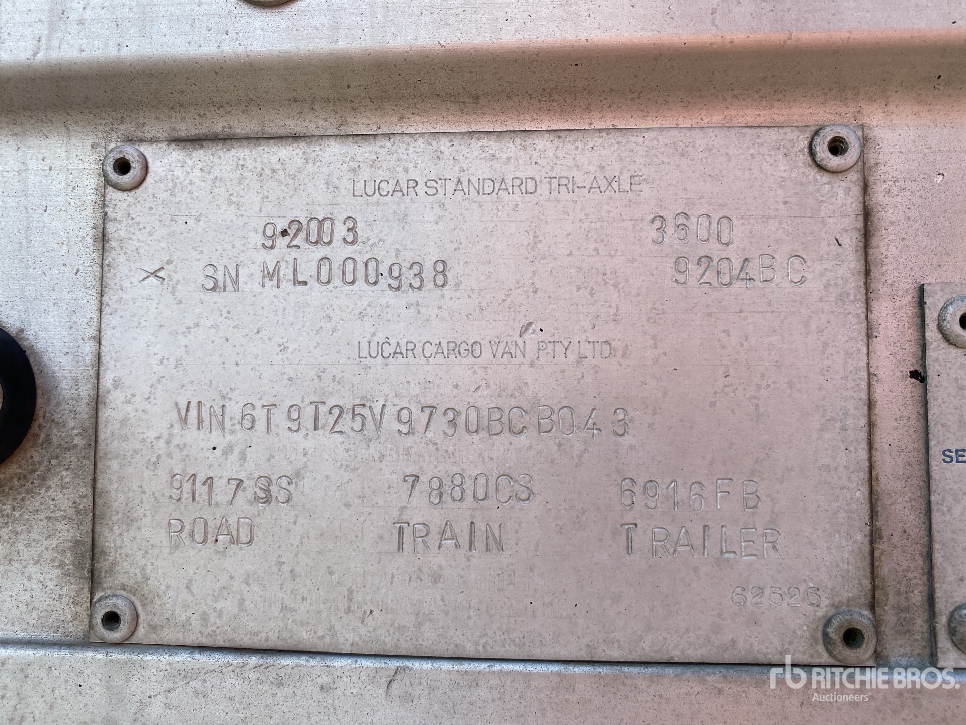 General Appearance with Seriennummer / FIN