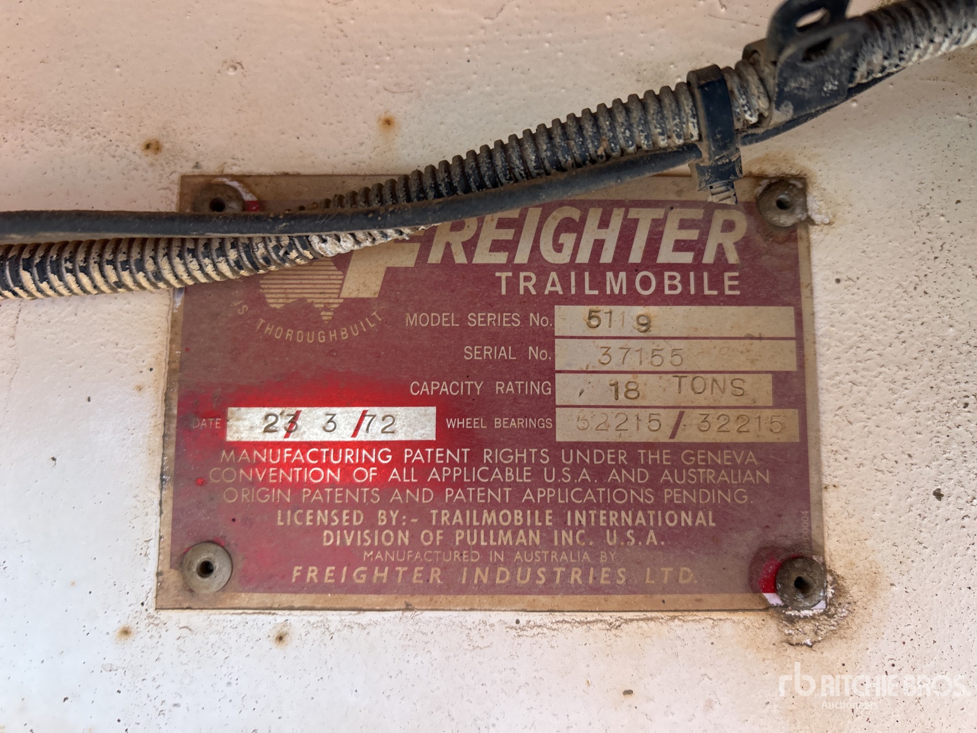 General Appearance with N.º de serie/VIN