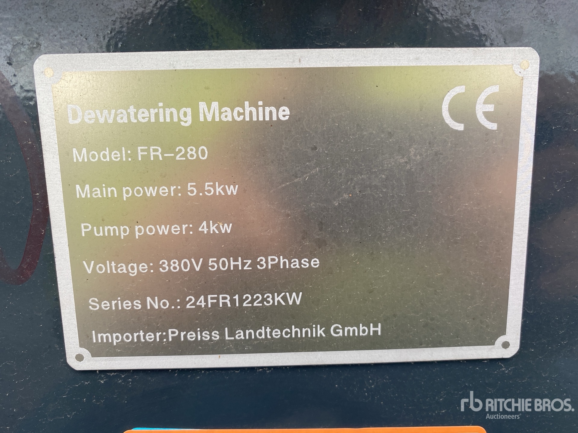 General Appearance with N.º de serie/VIN