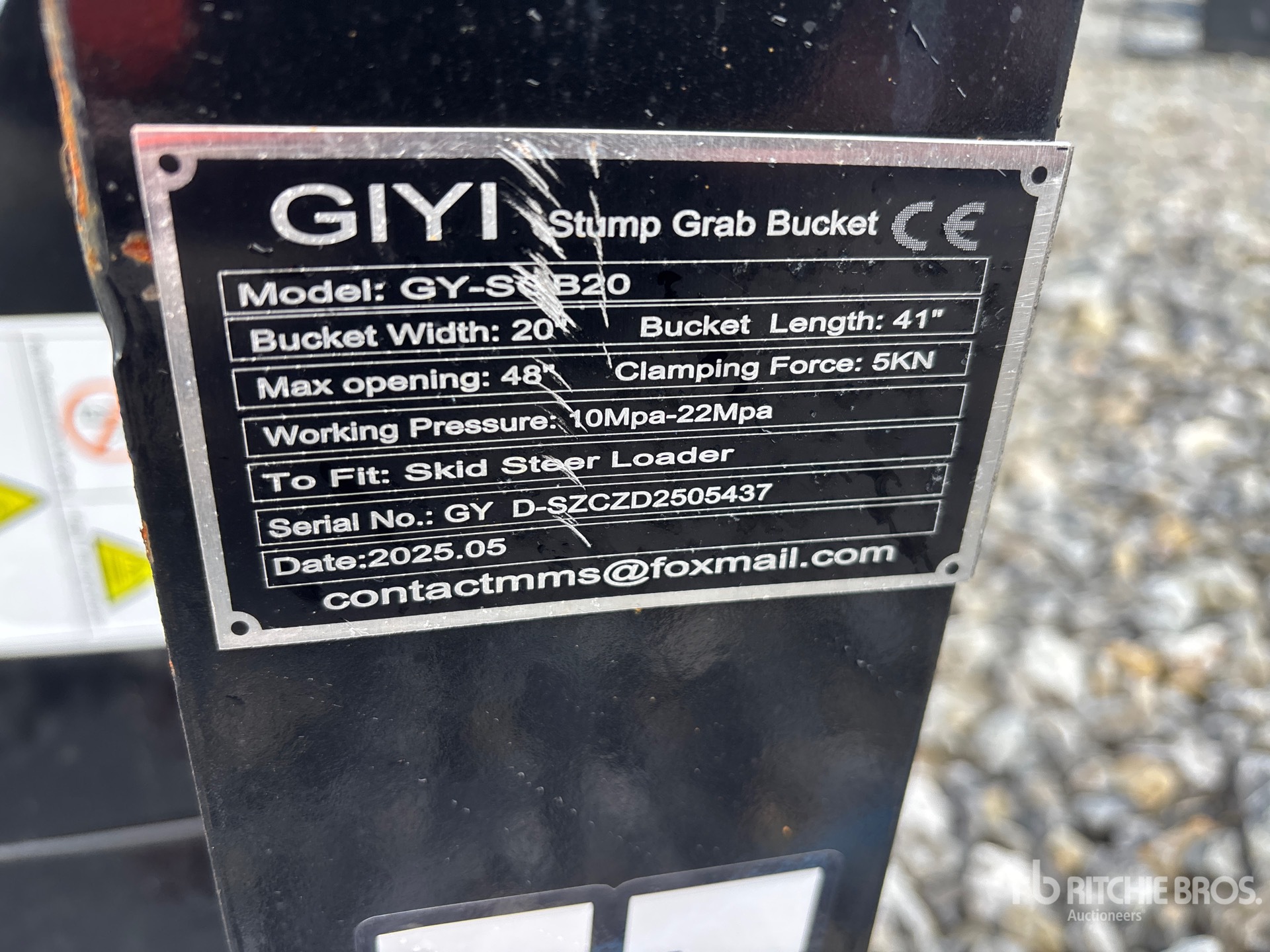 General Appearance with N.º de serie/VIN