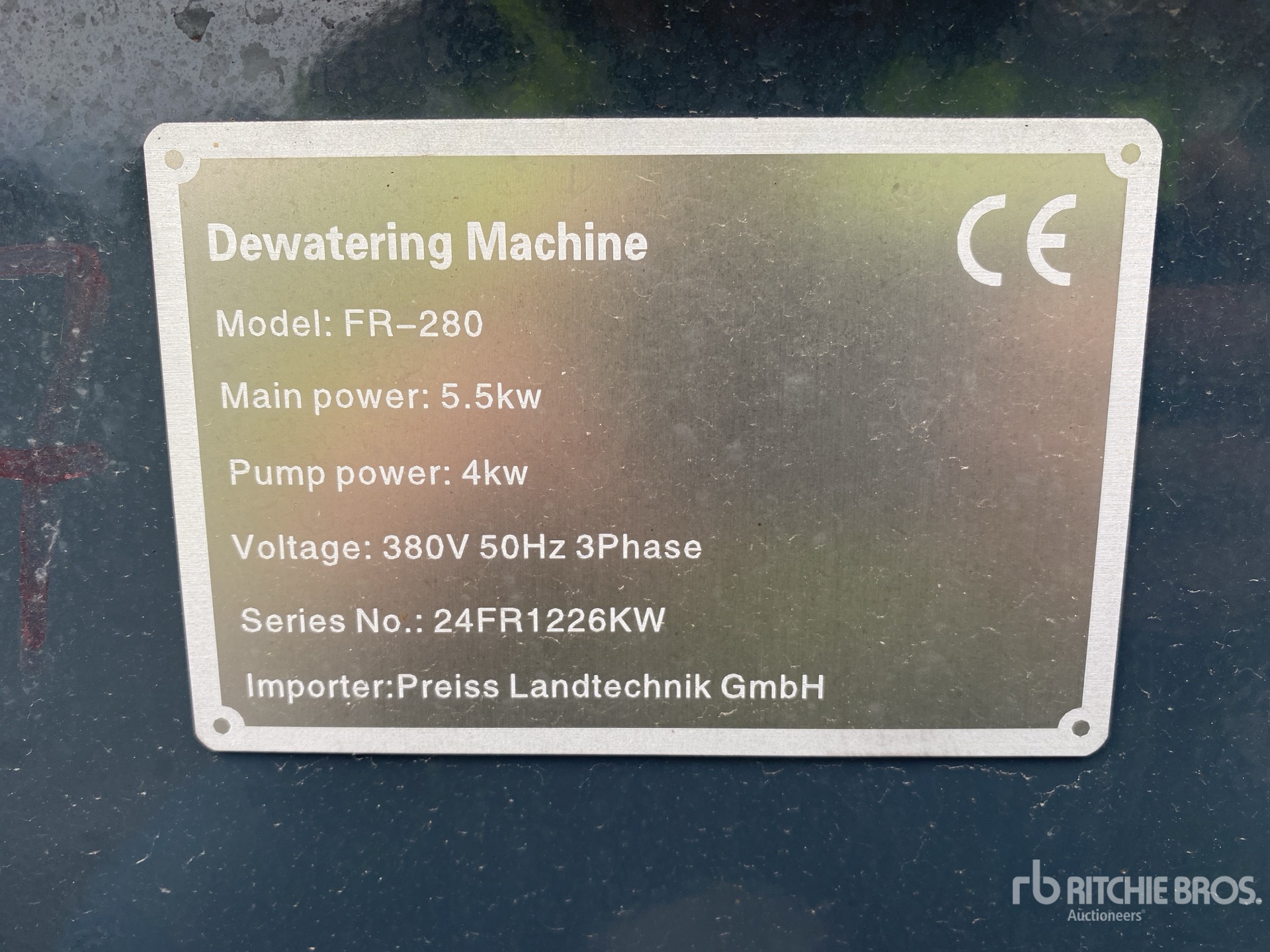 General Appearance with N.º de serie/VIN