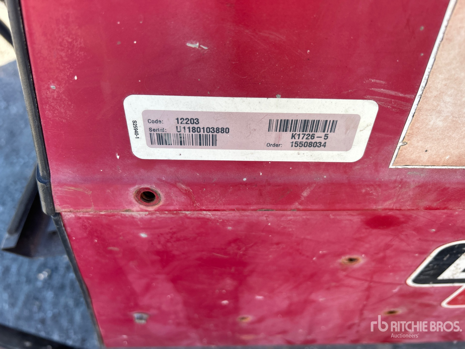 General Appearance with N.º de serie/VIN