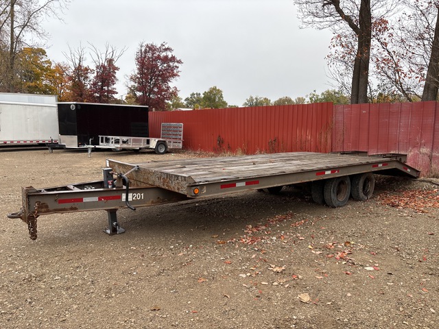 1991 Trail King 24 ft T/A Equipment Trailer 1991 Trail King 24 ft T/A Equipment Trailer