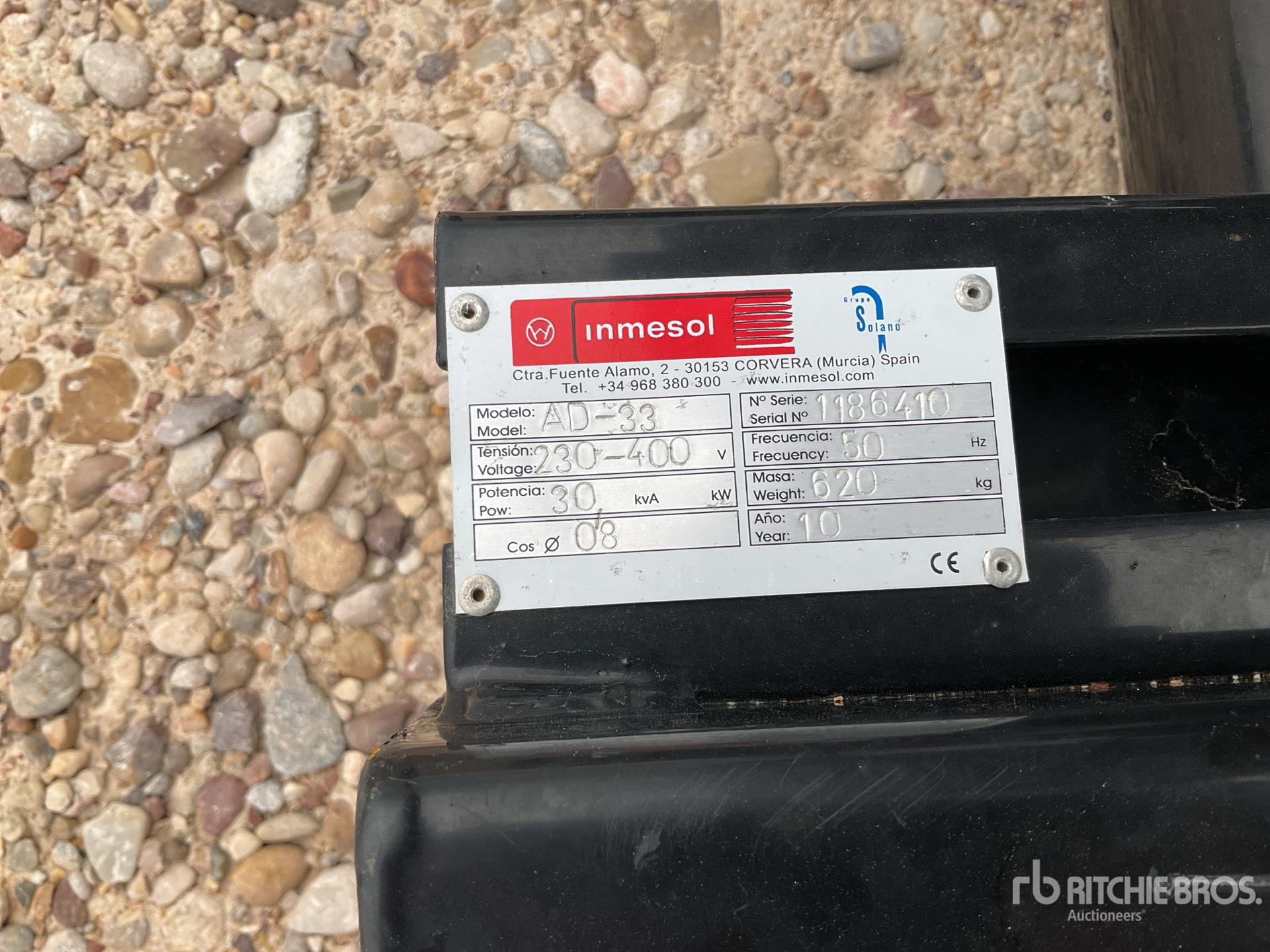 General Appearance with N.º de serie/VIN