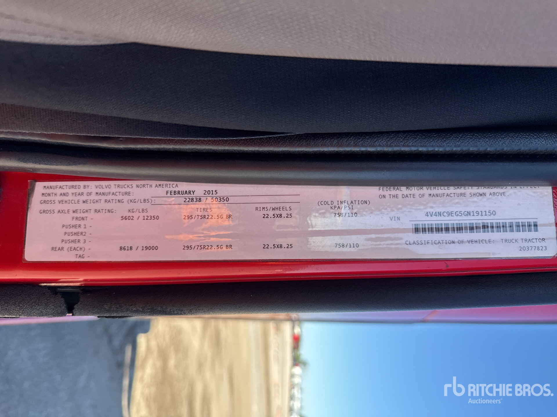 General Appearance with N.º de serie/VIN