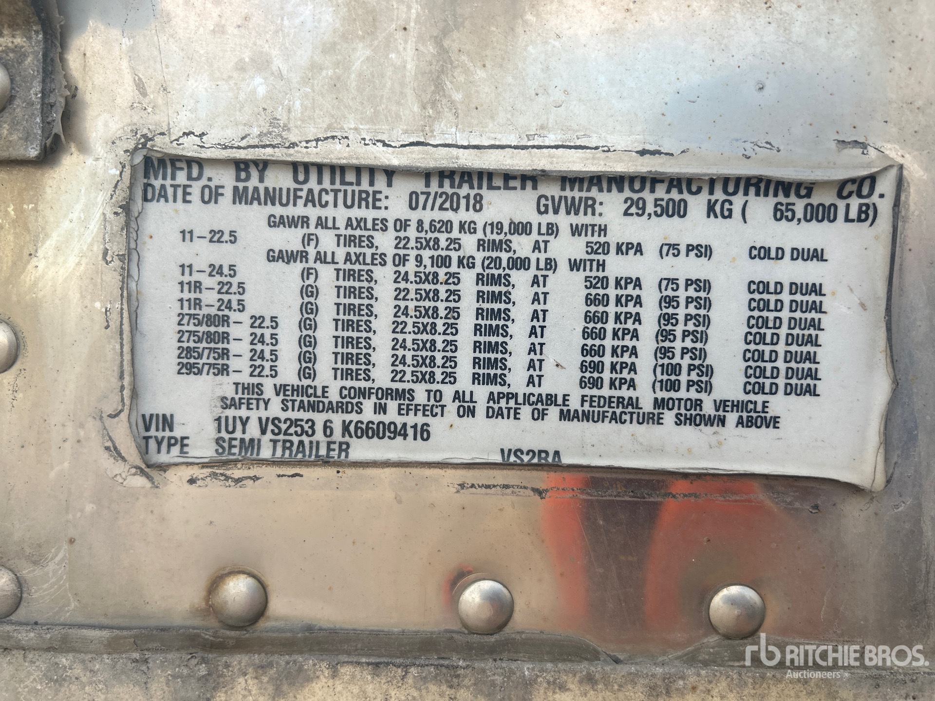 General Appearance with Seriennummer / FIN