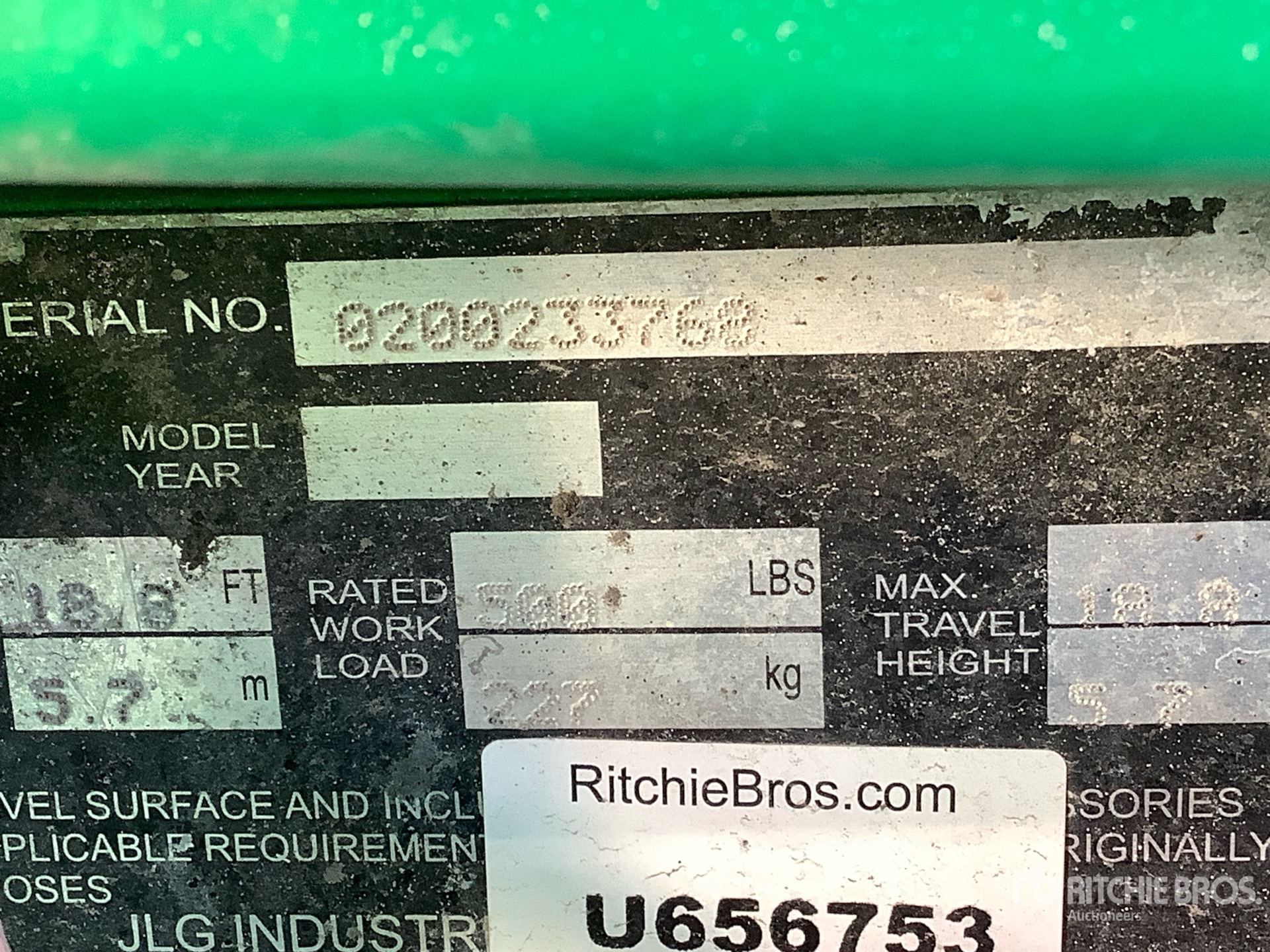 General Appearance with Numero seriale/numero d’identificazione del veicolo (VIN)