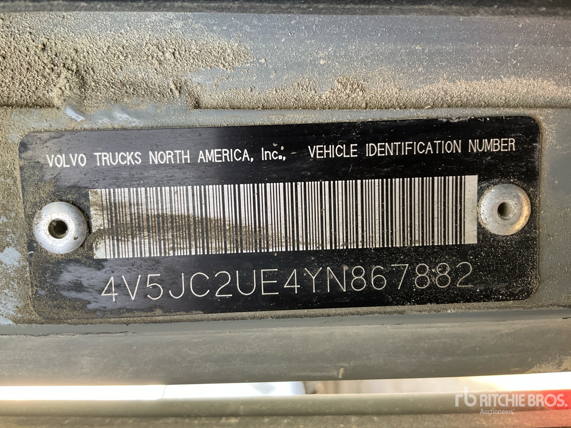 General Appearance with Numero seriale/numero d’identificazione del veicolo (VIN)