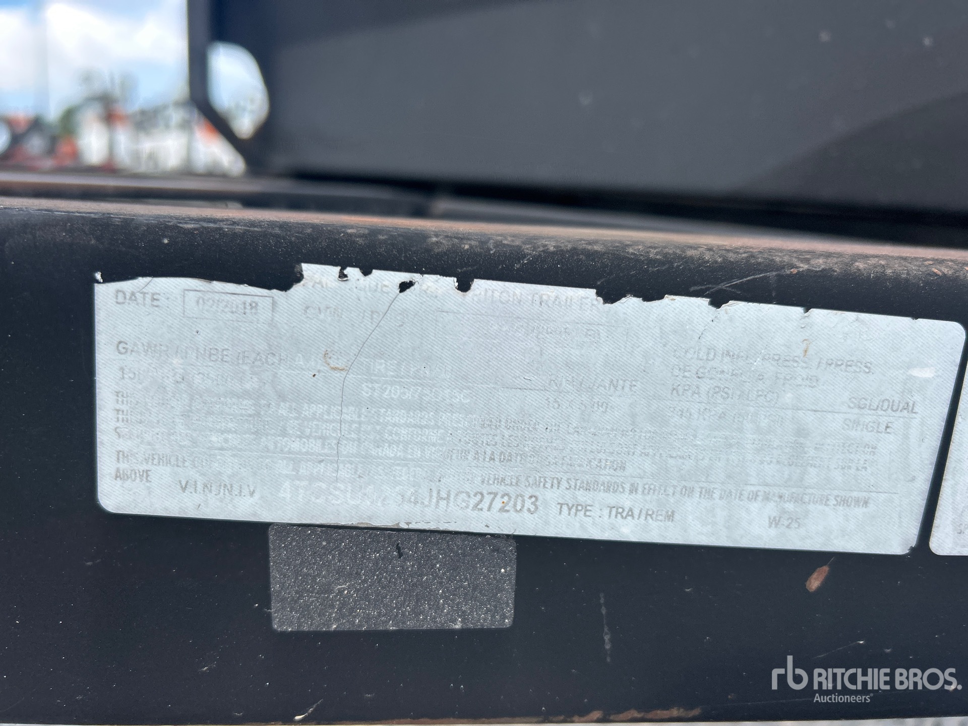 General Appearance with Numer seryjny/numer identyfikacyjny pojazdu