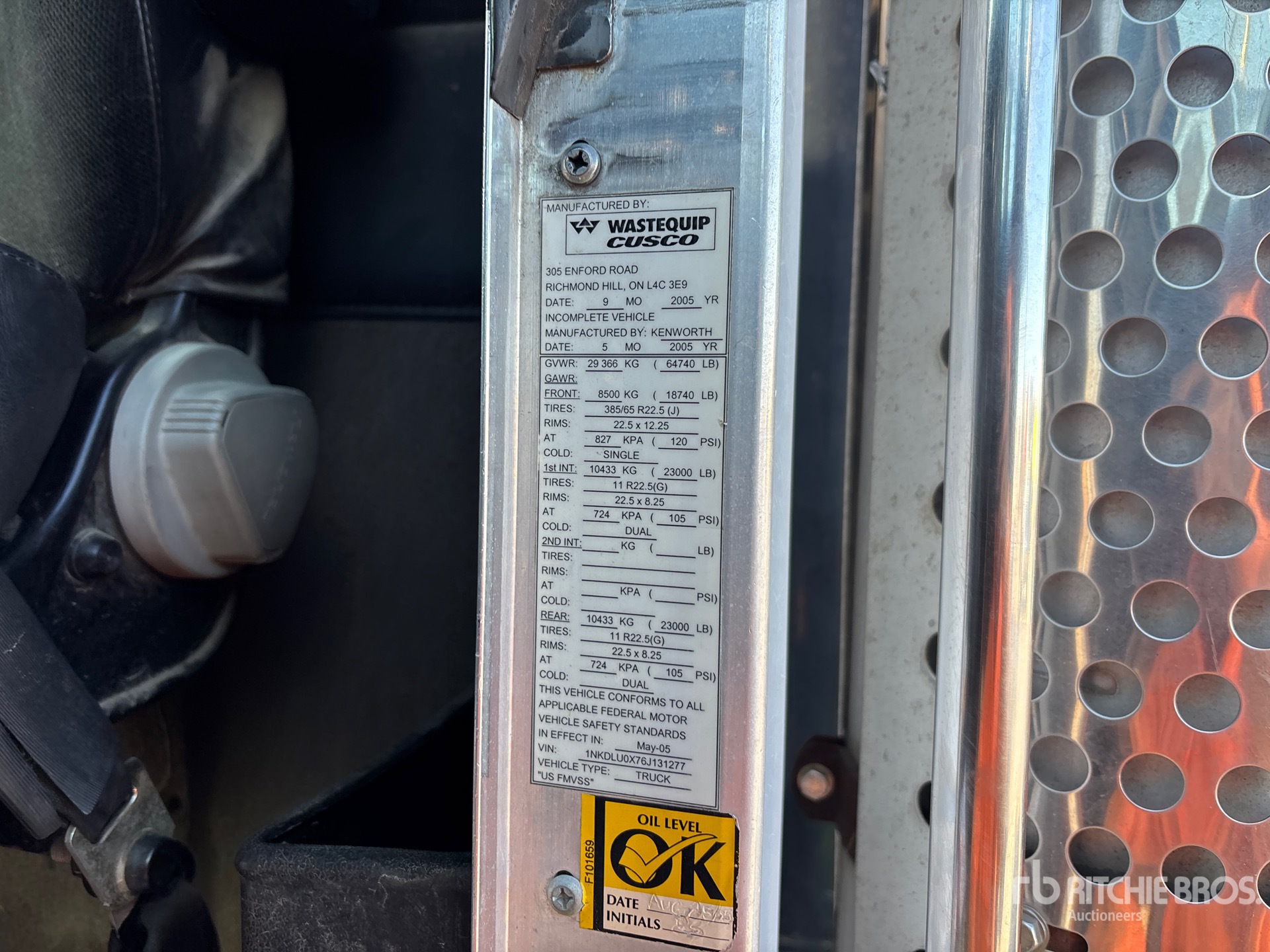 General Appearance with Seriennummer / FIN