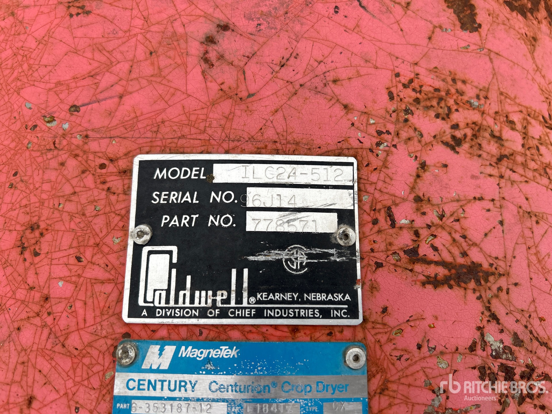 General Appearance with N.º de serie/VIN