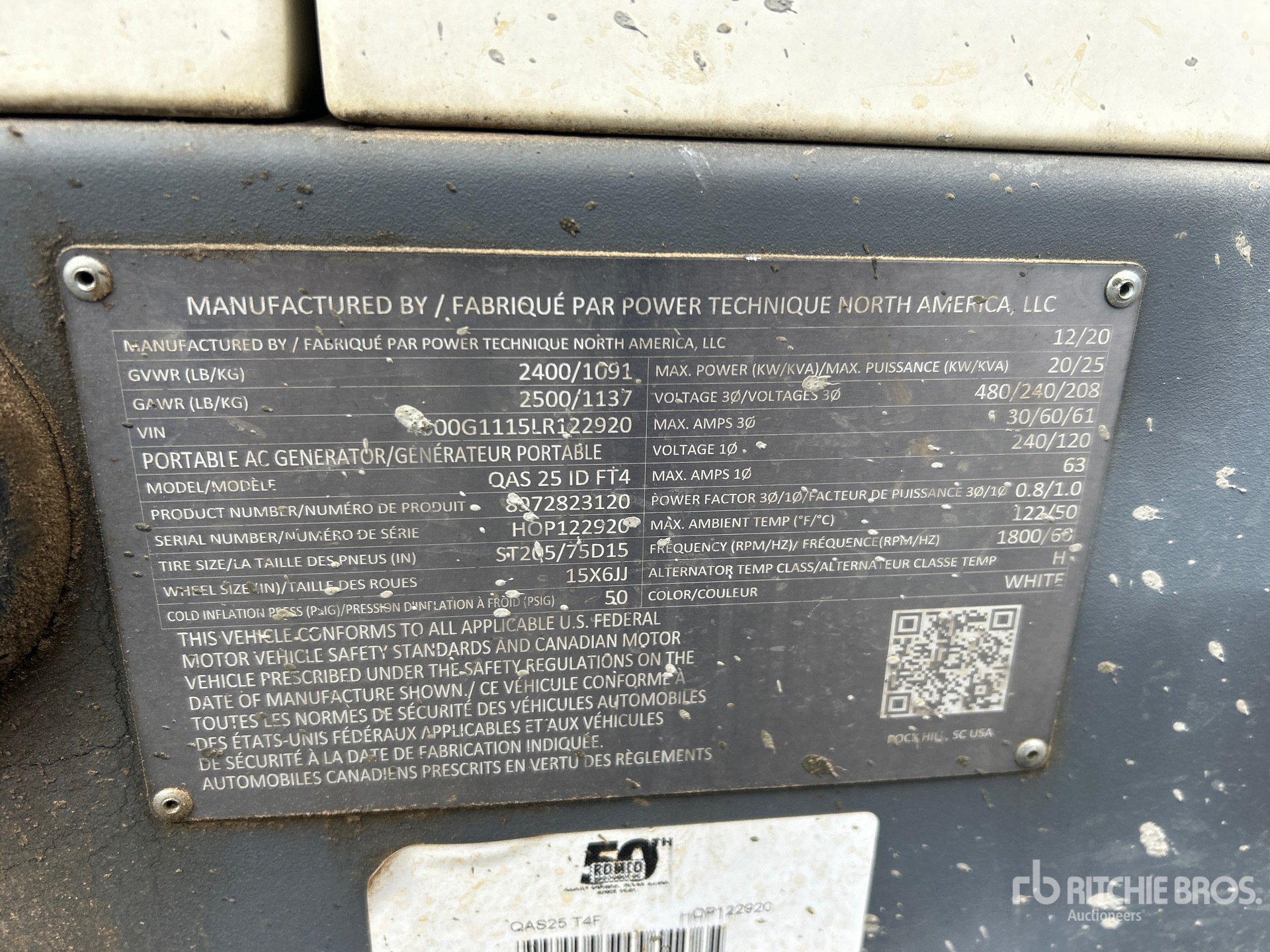 General Appearance with Seriennummer / FIN