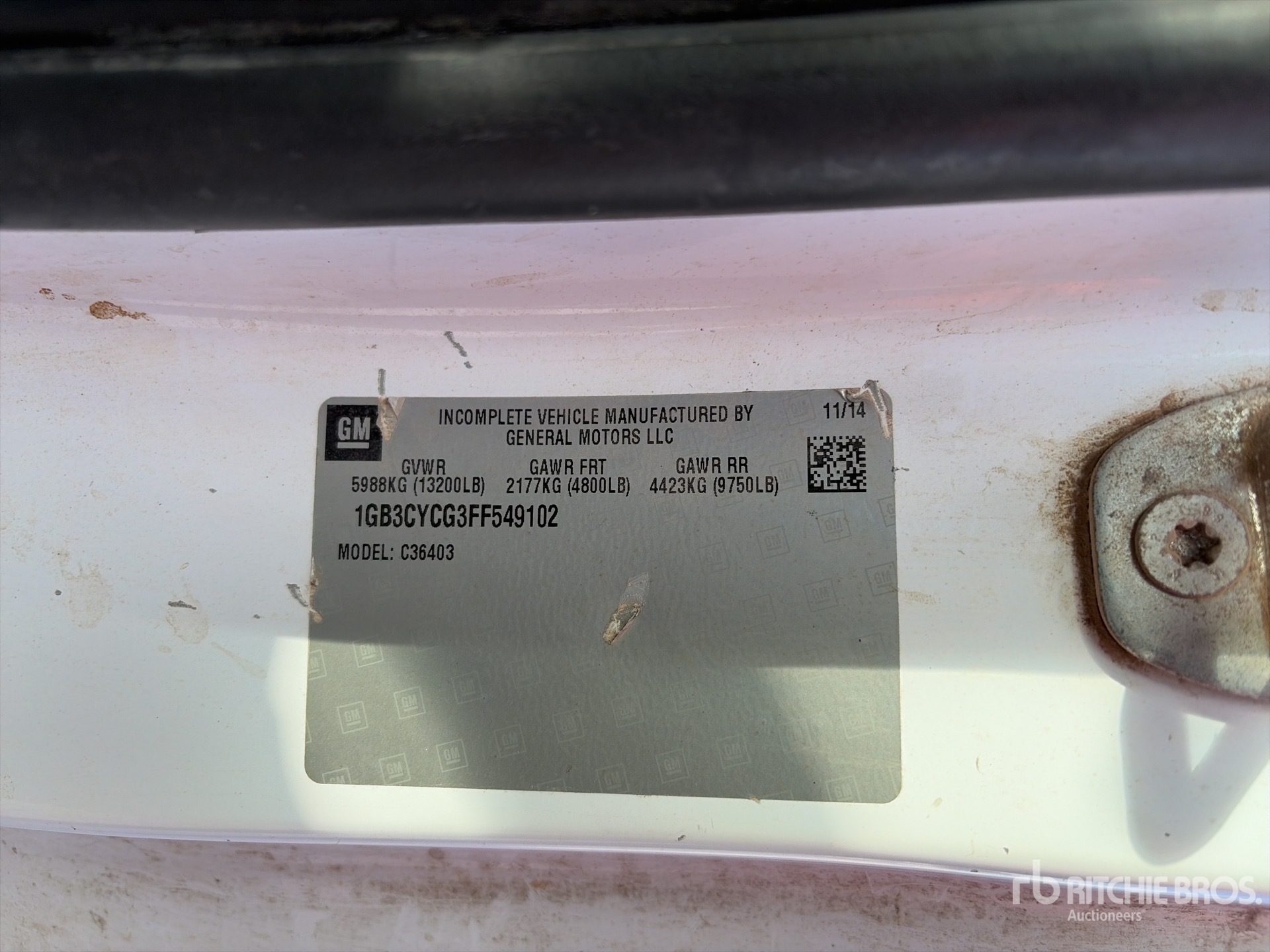 General Appearance with Numer seryjny/numer identyfikacyjny pojazdu