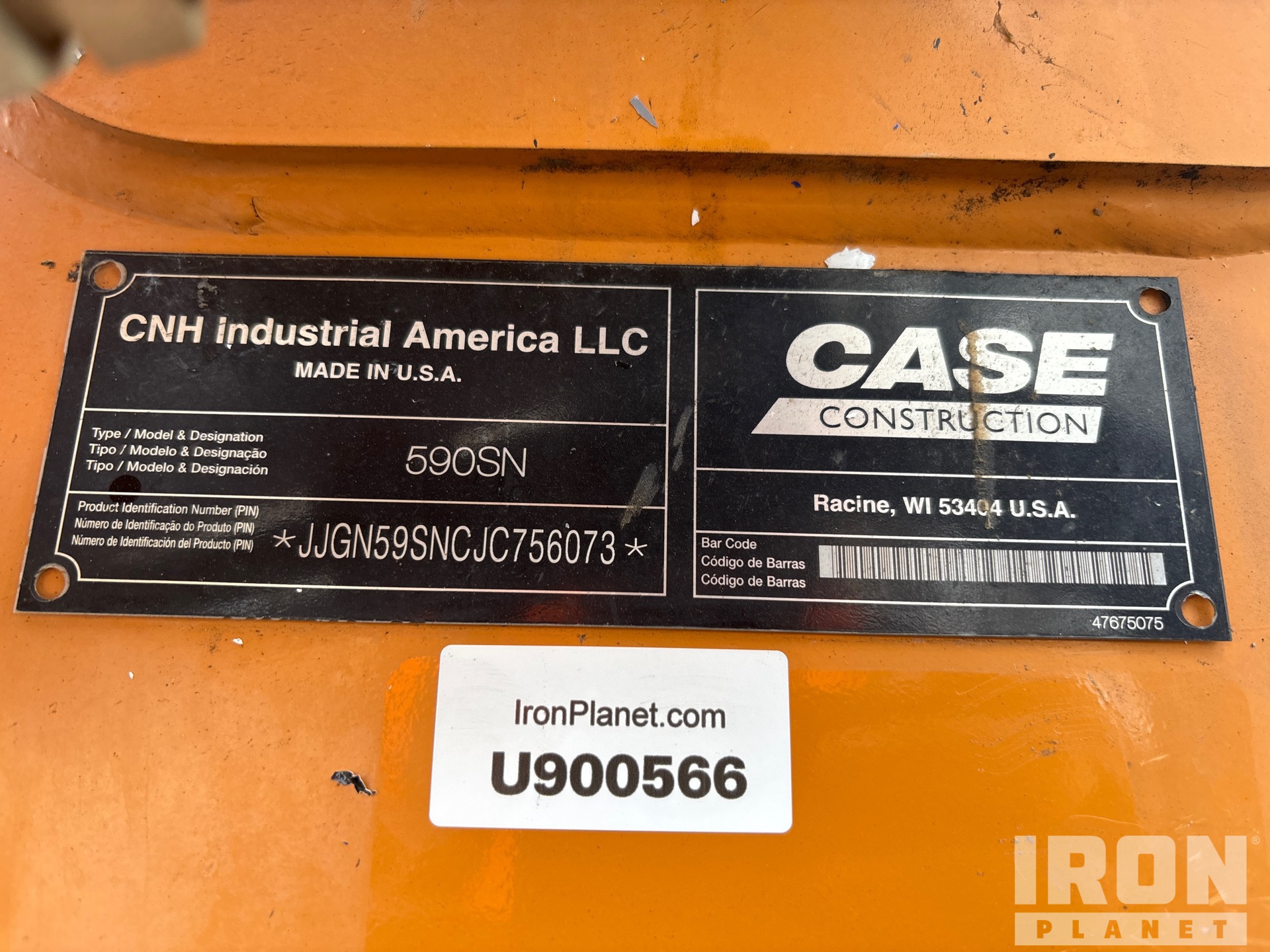 General Appearance with Numero seriale/numero d’identificazione del veicolo (VIN)