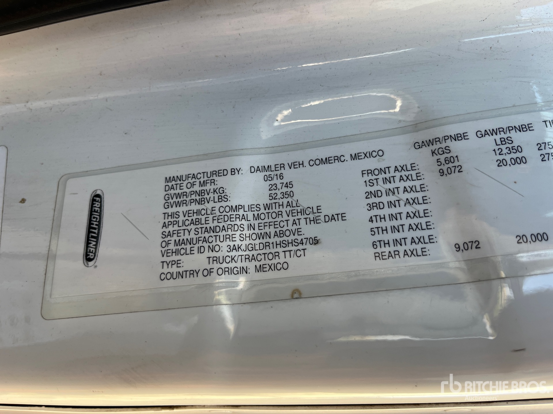 General Appearance with Second Serial Number/VIN Photo