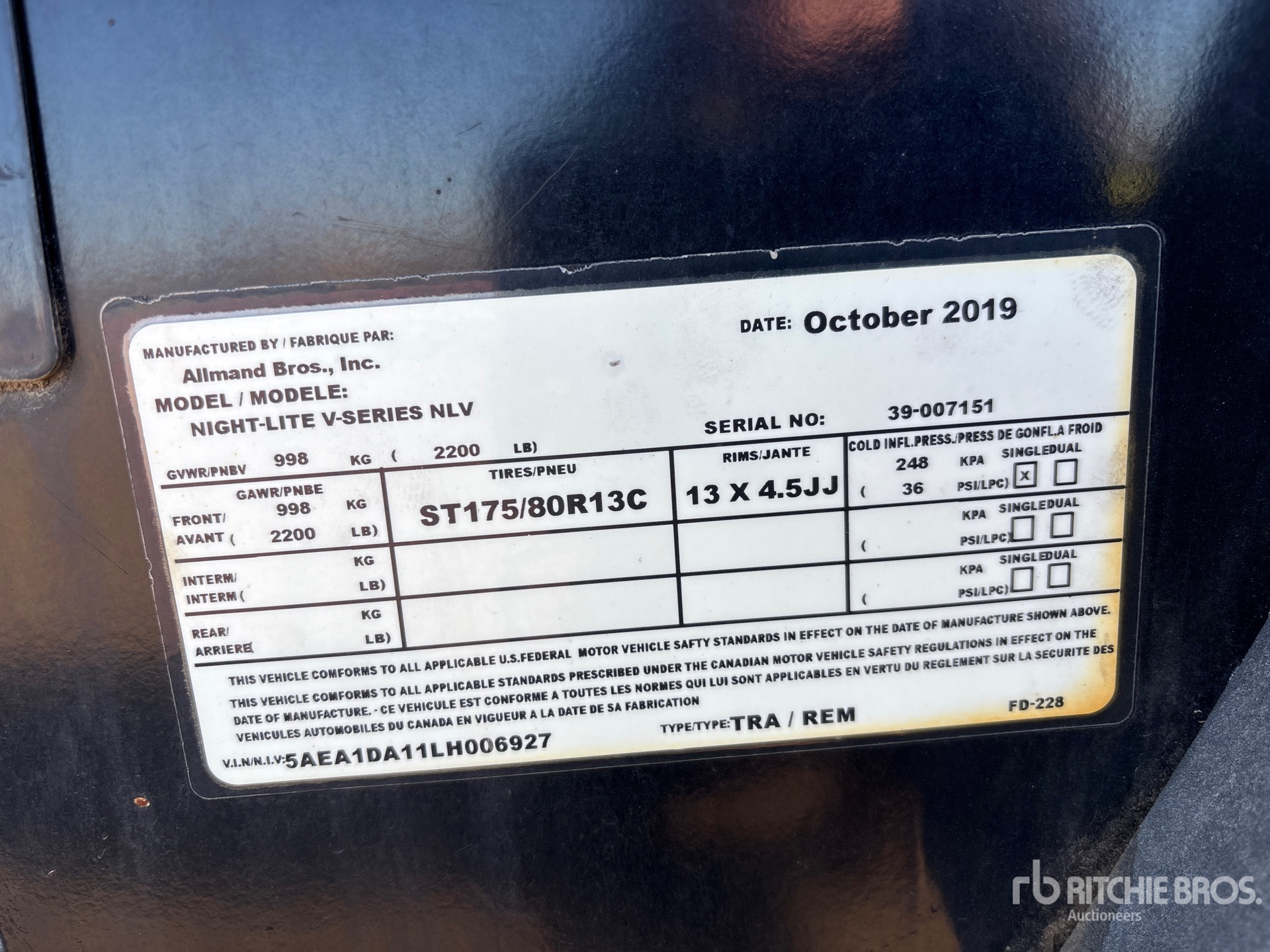 General Appearance with Seriennummer / FIN