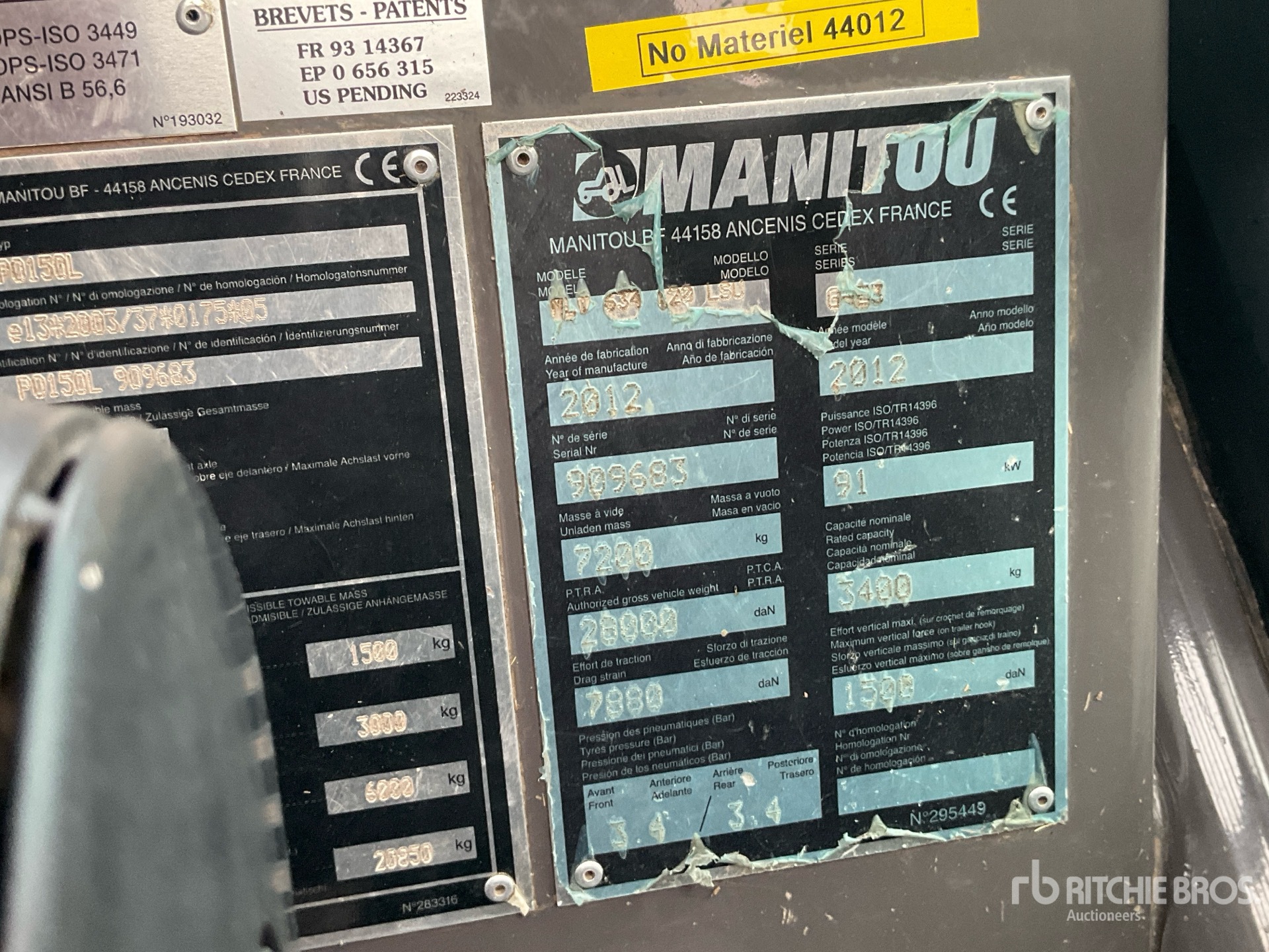 General Appearance with Seriennummer / FIN