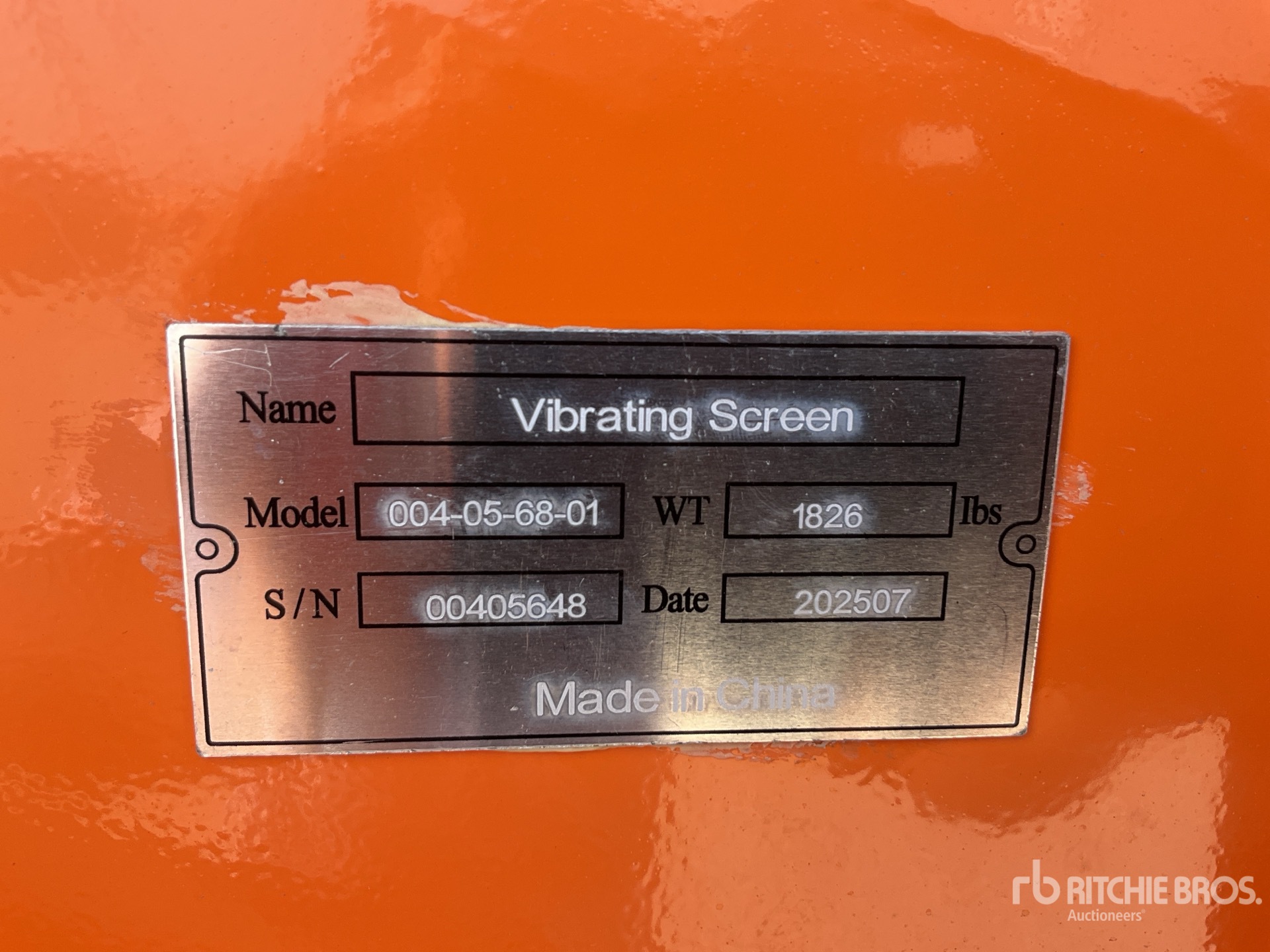 General Appearance with Seriennummer / FIN