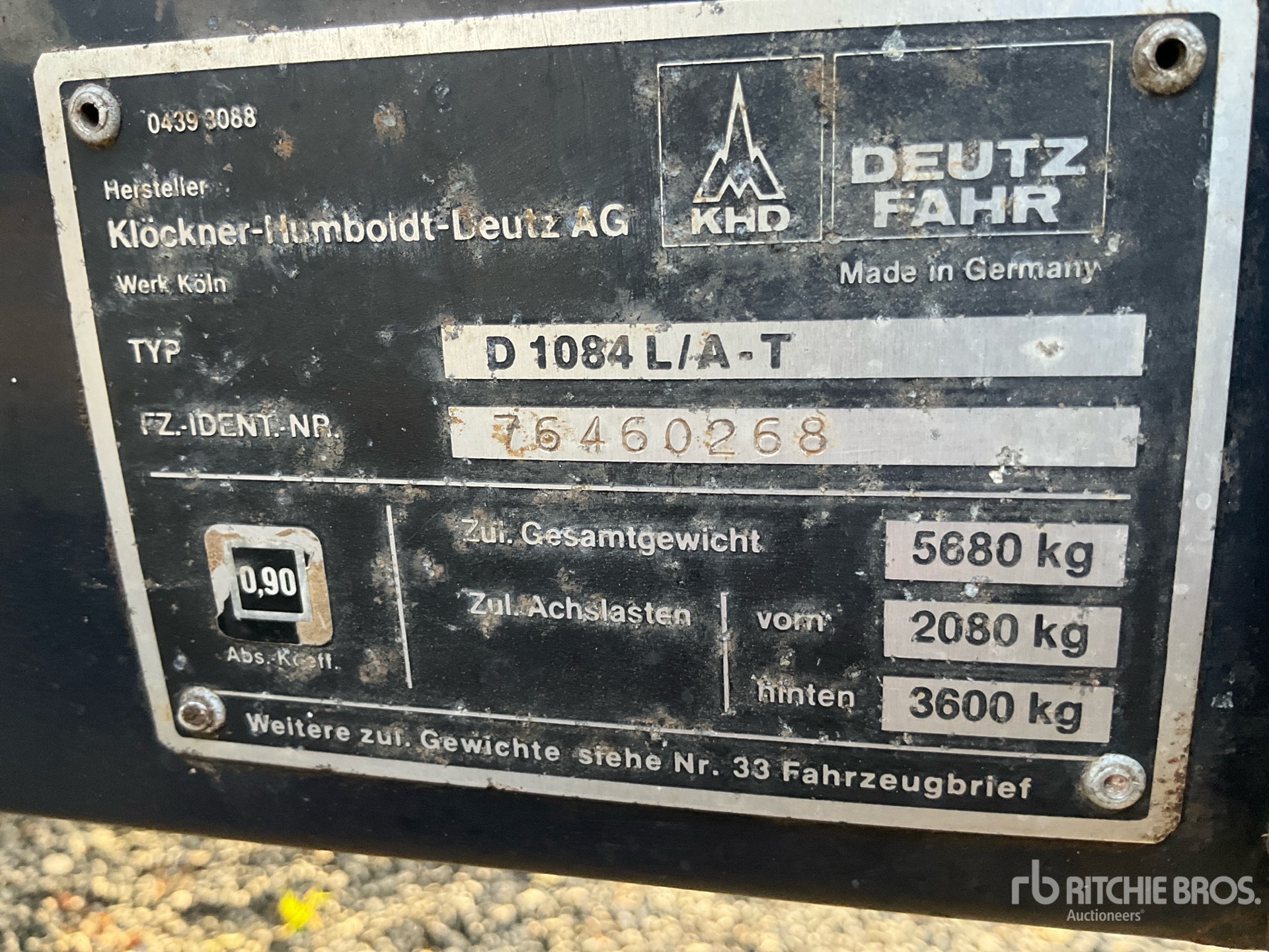 General Appearance with N.º de serie/VIN