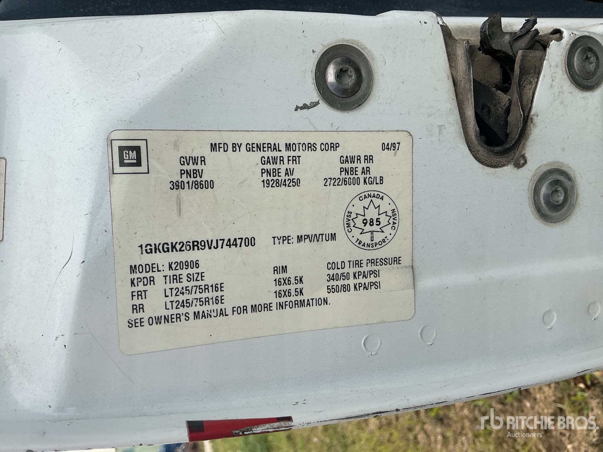 General Appearance with Seriennummer / FIN