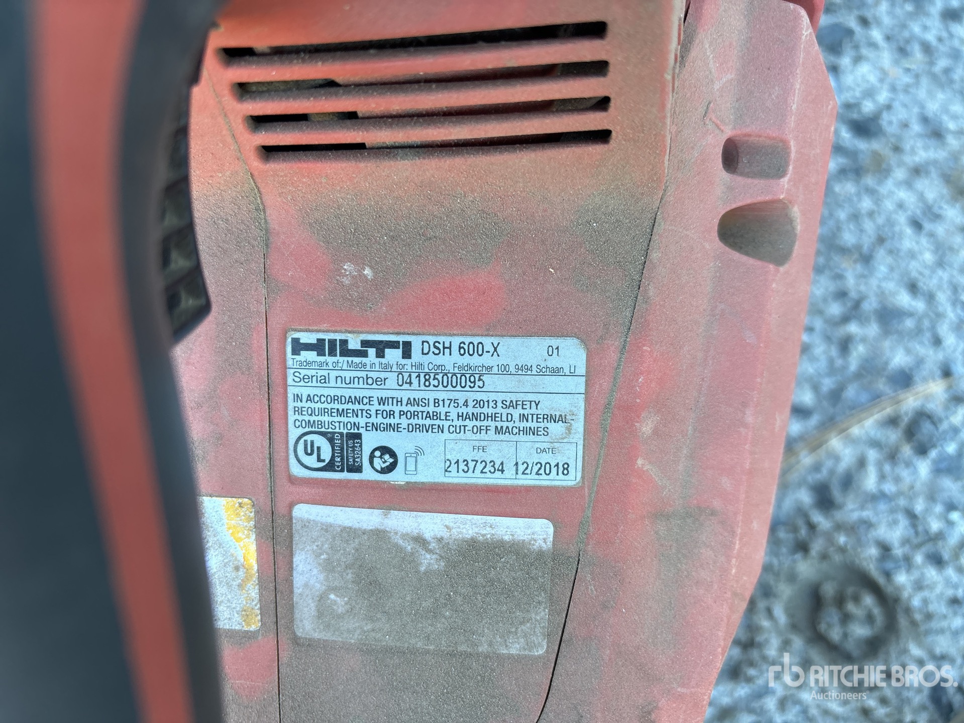 General Appearance with N.º de serie/VIN