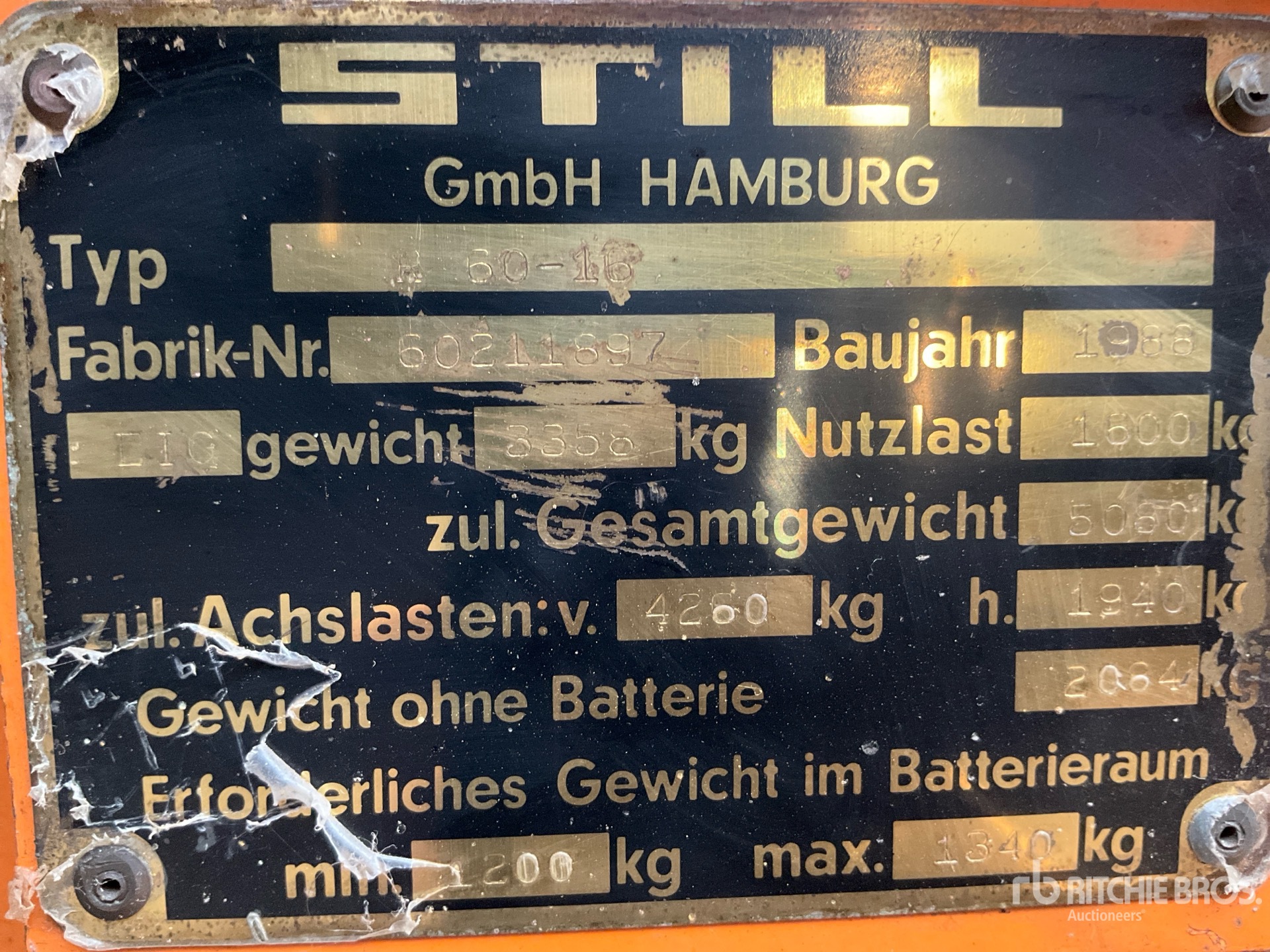 General Appearance with Seriennummer / FIN