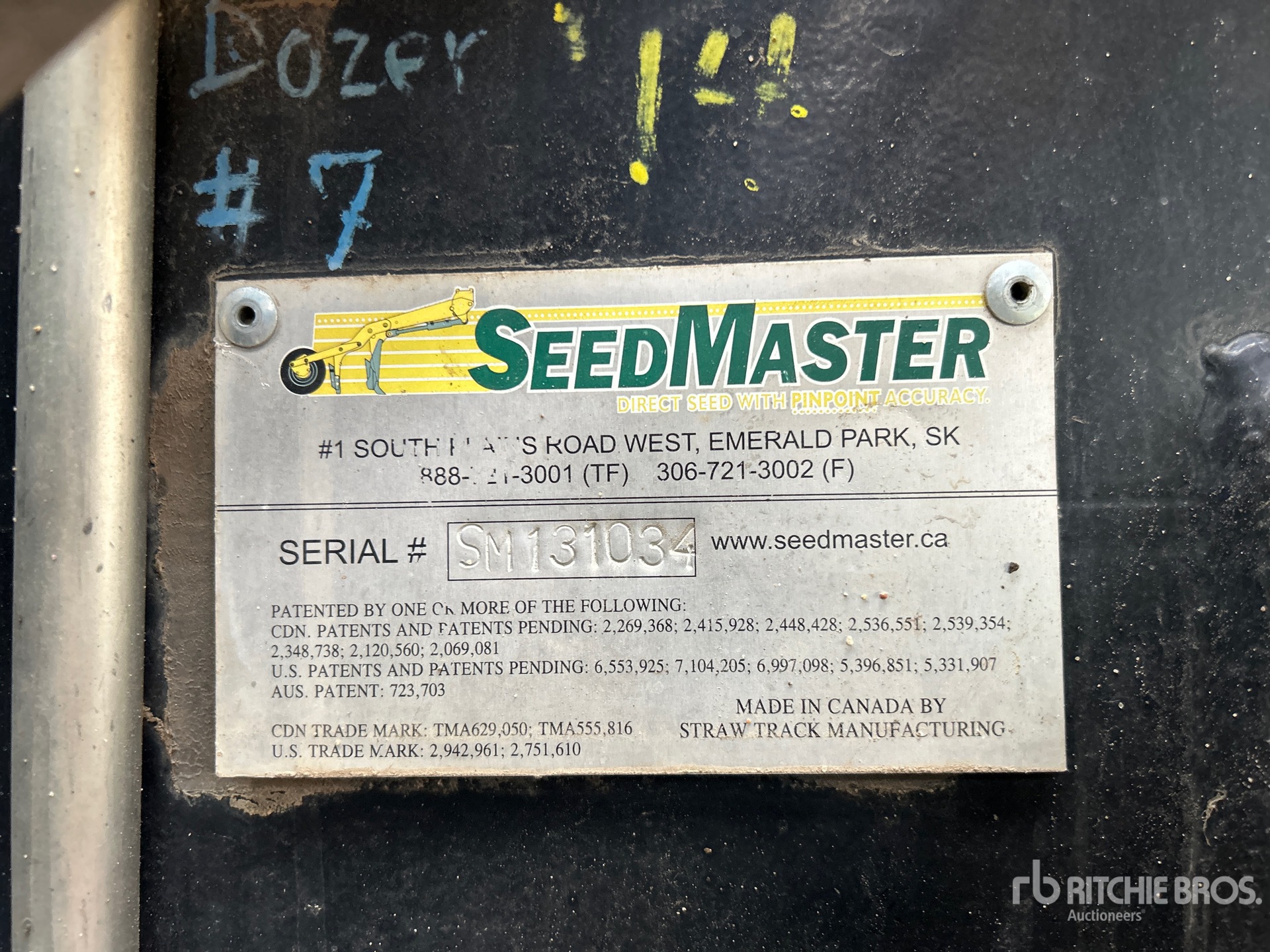 General Appearance with N.º de serie/VIN