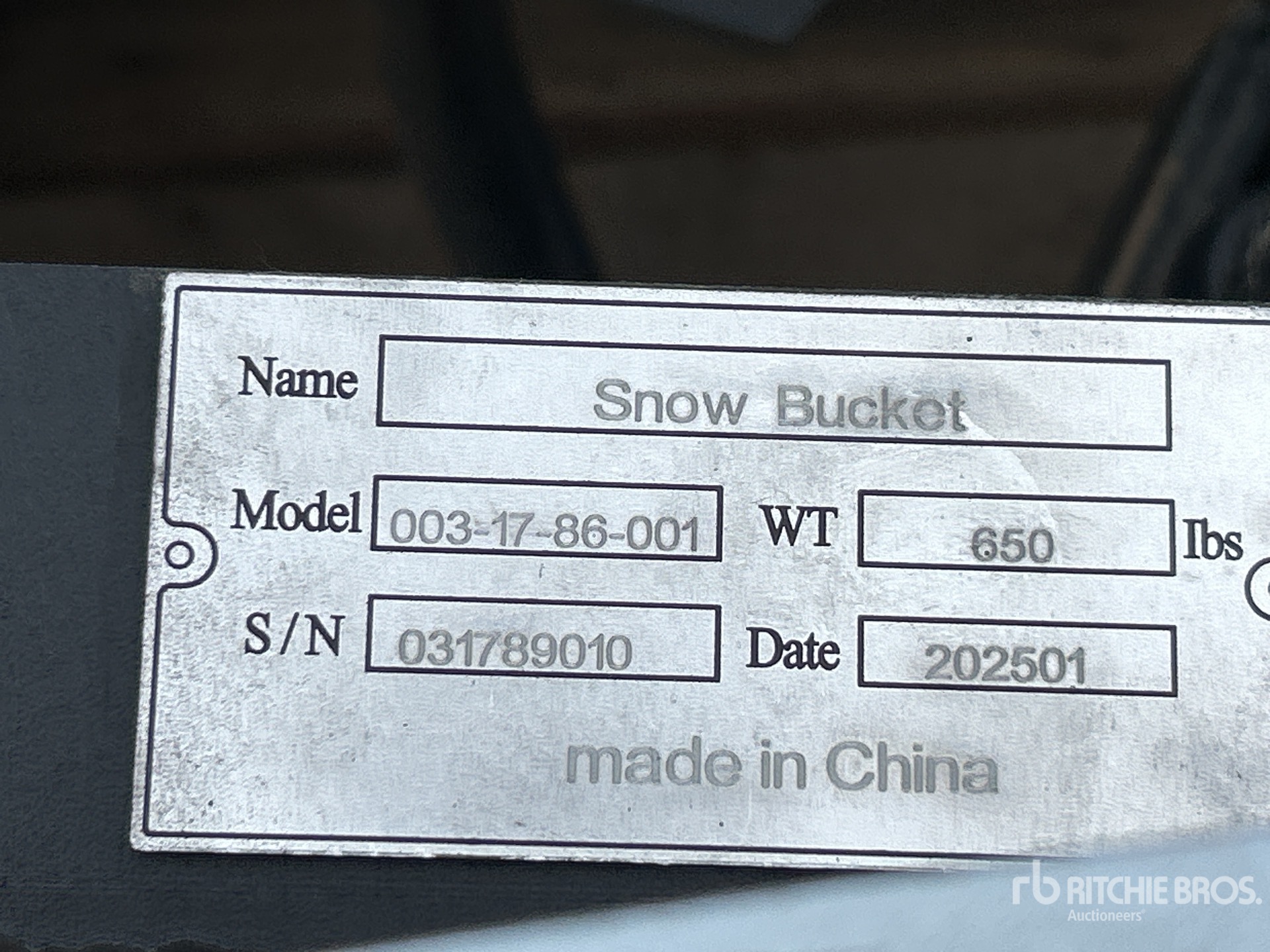 General Appearance with Seriennummer / FIN